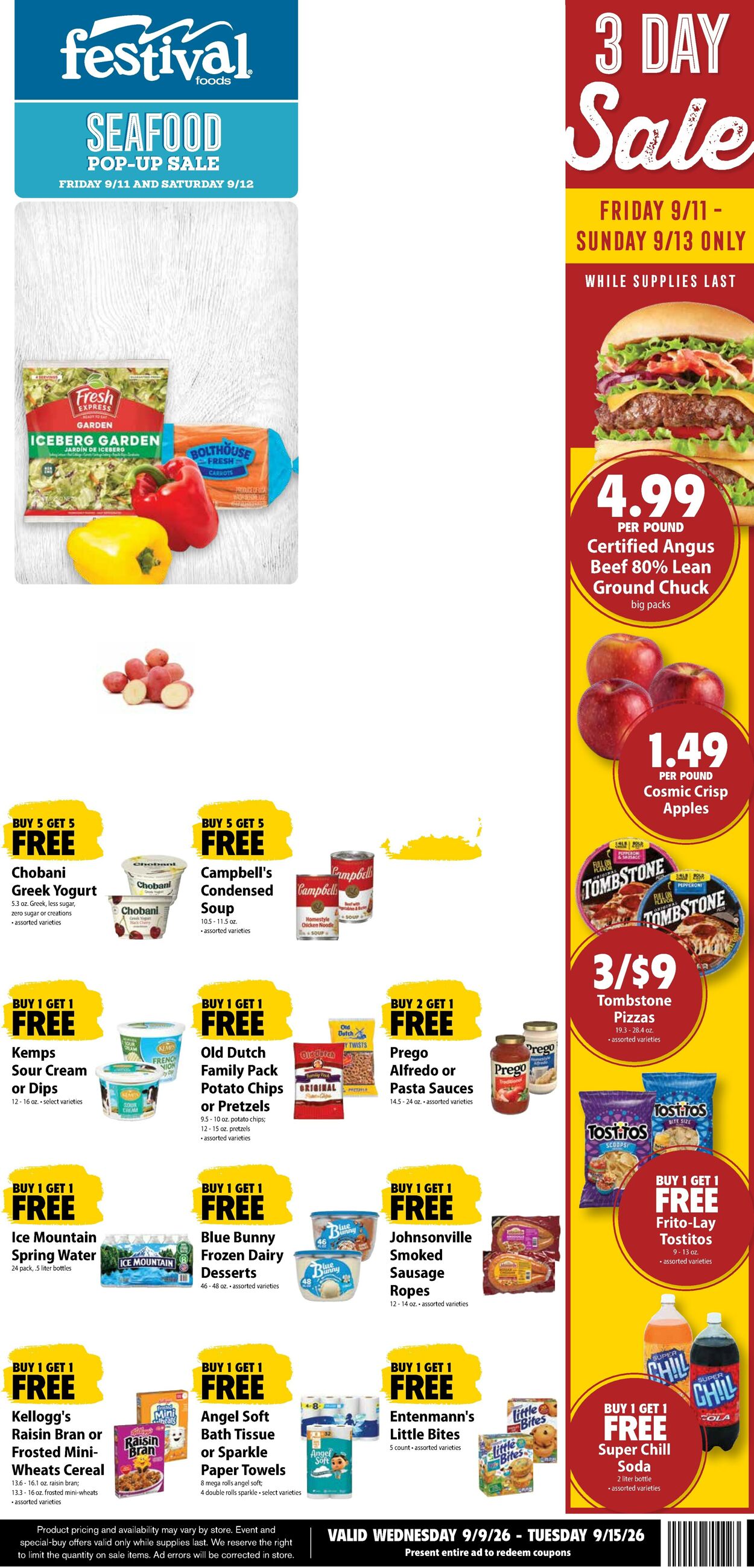 Catalogue Festival Foods from 09/09/2026