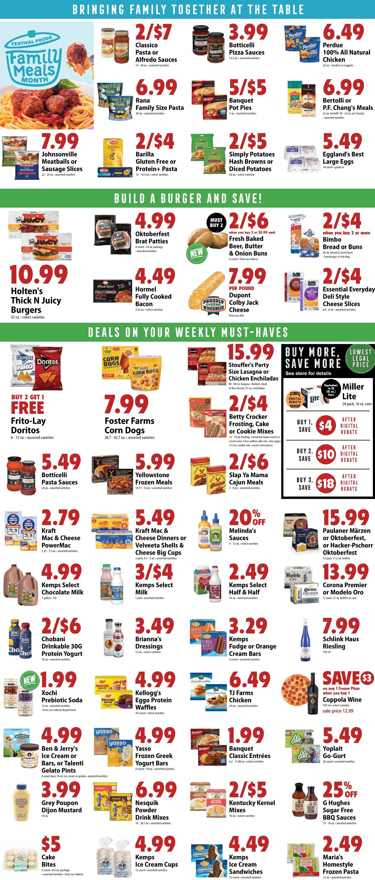 Catalogue Festival Foods from 09/09/2026
