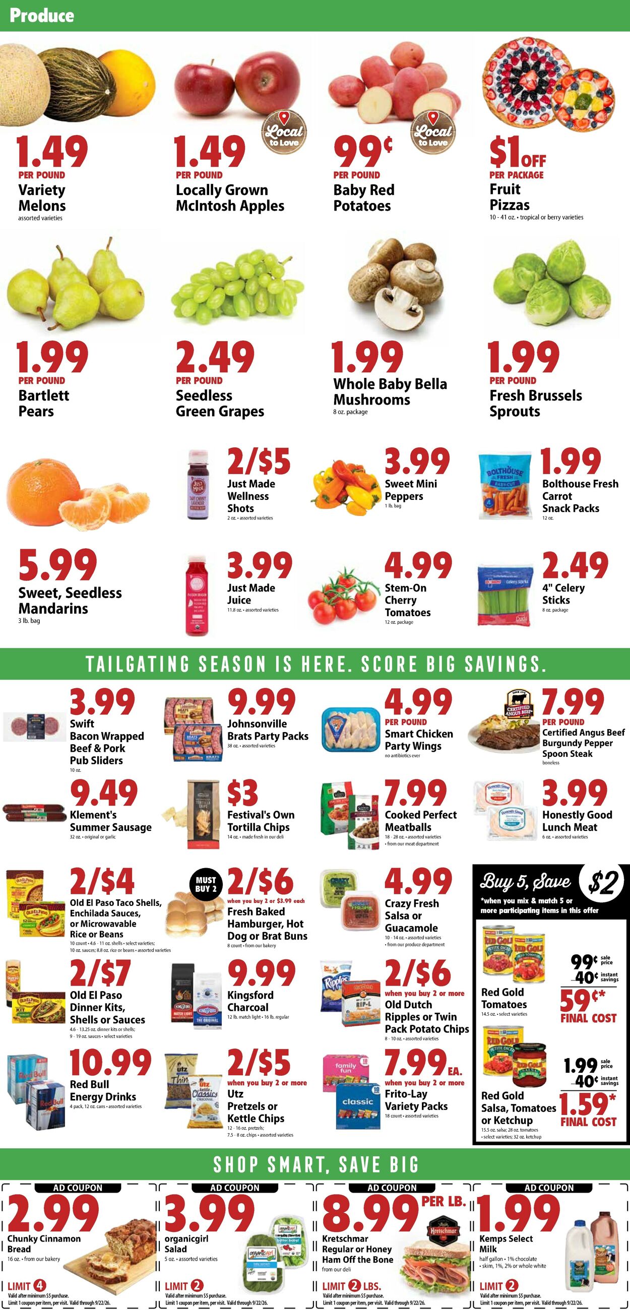 Catalogue Festival Foods from 09/16/2026