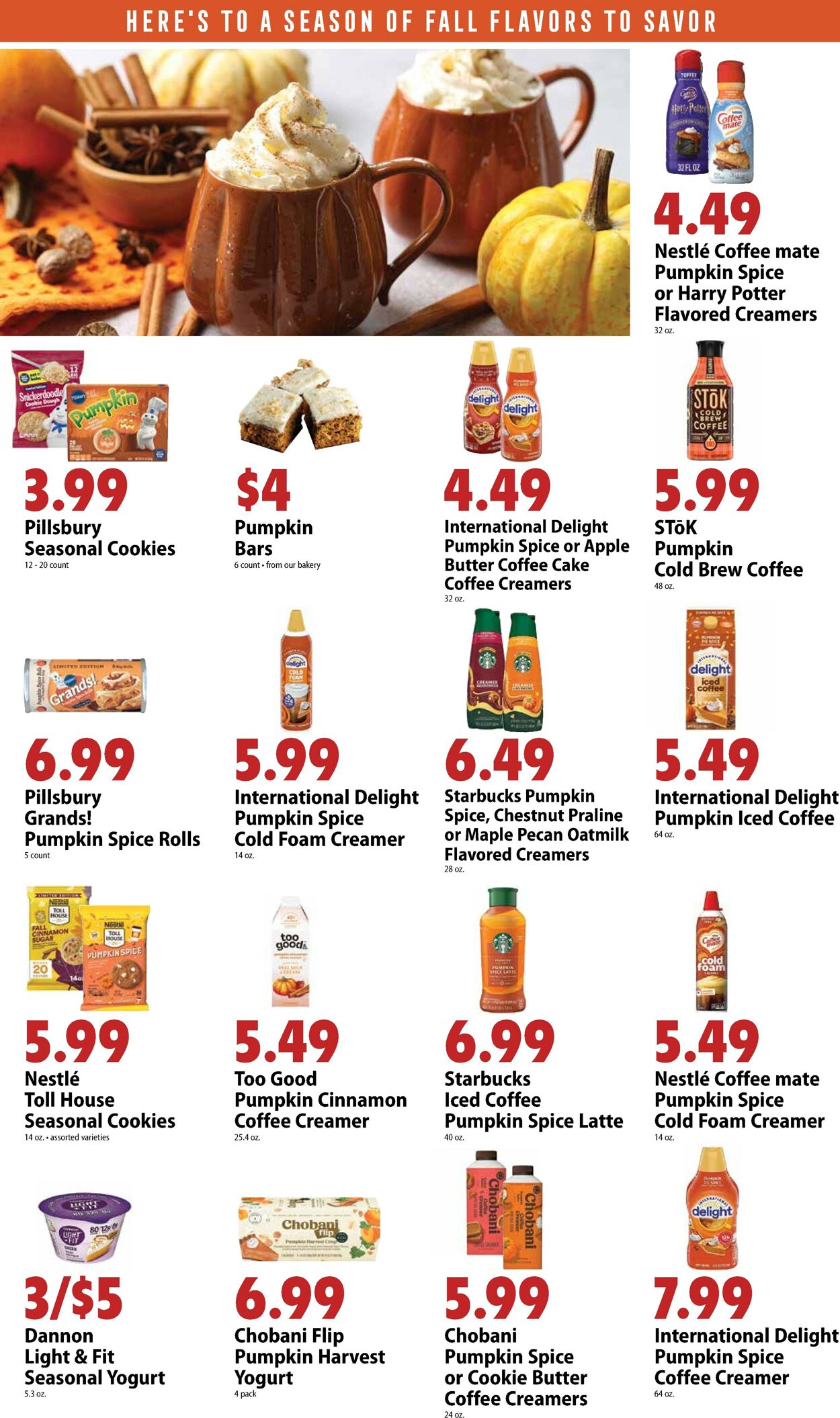 Catalogue Festival Foods from 09/16/2026