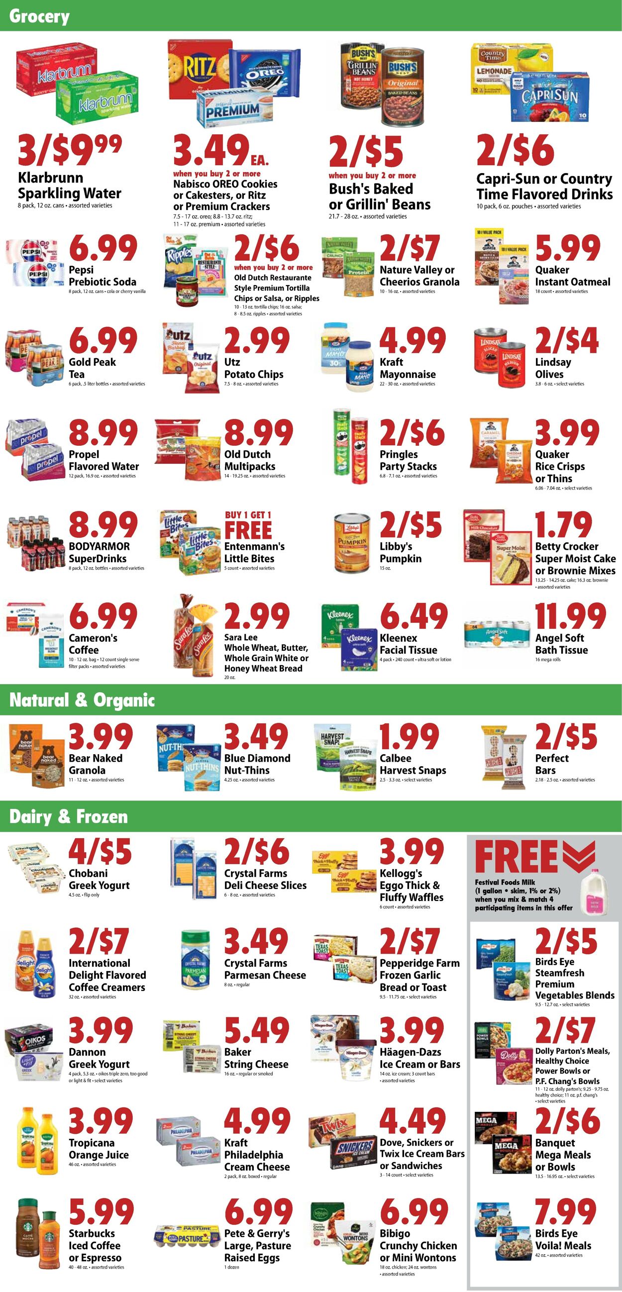 Catalogue Festival Foods from 09/30/2026