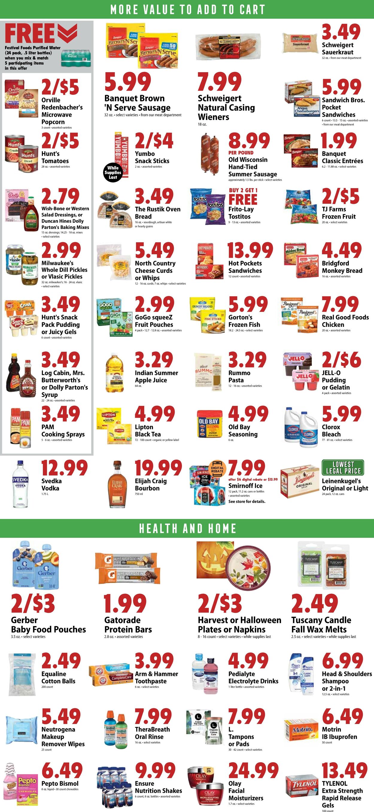 Catalogue Festival Foods from 09/30/2026
