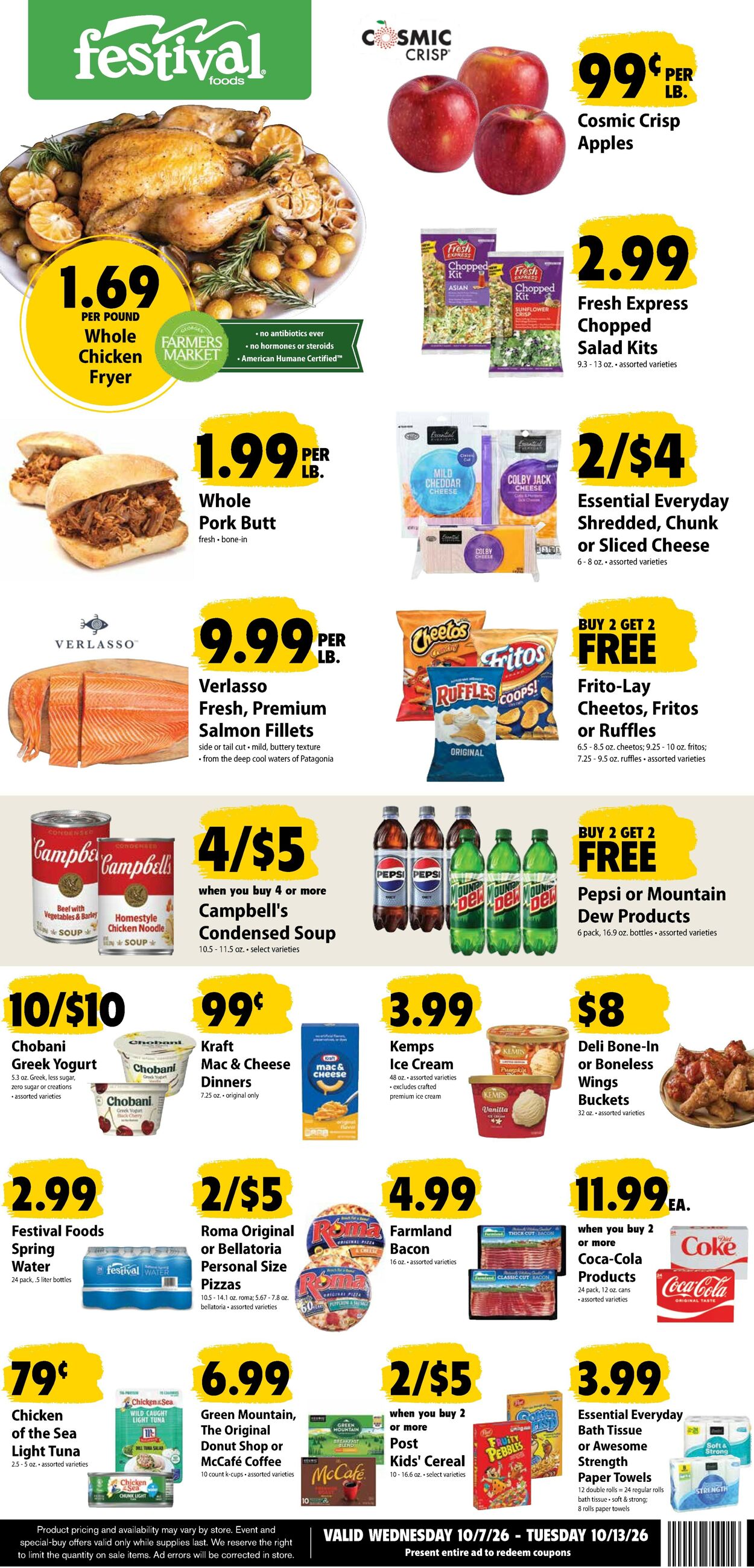 Catalogue Festival Foods from 10/07/2026