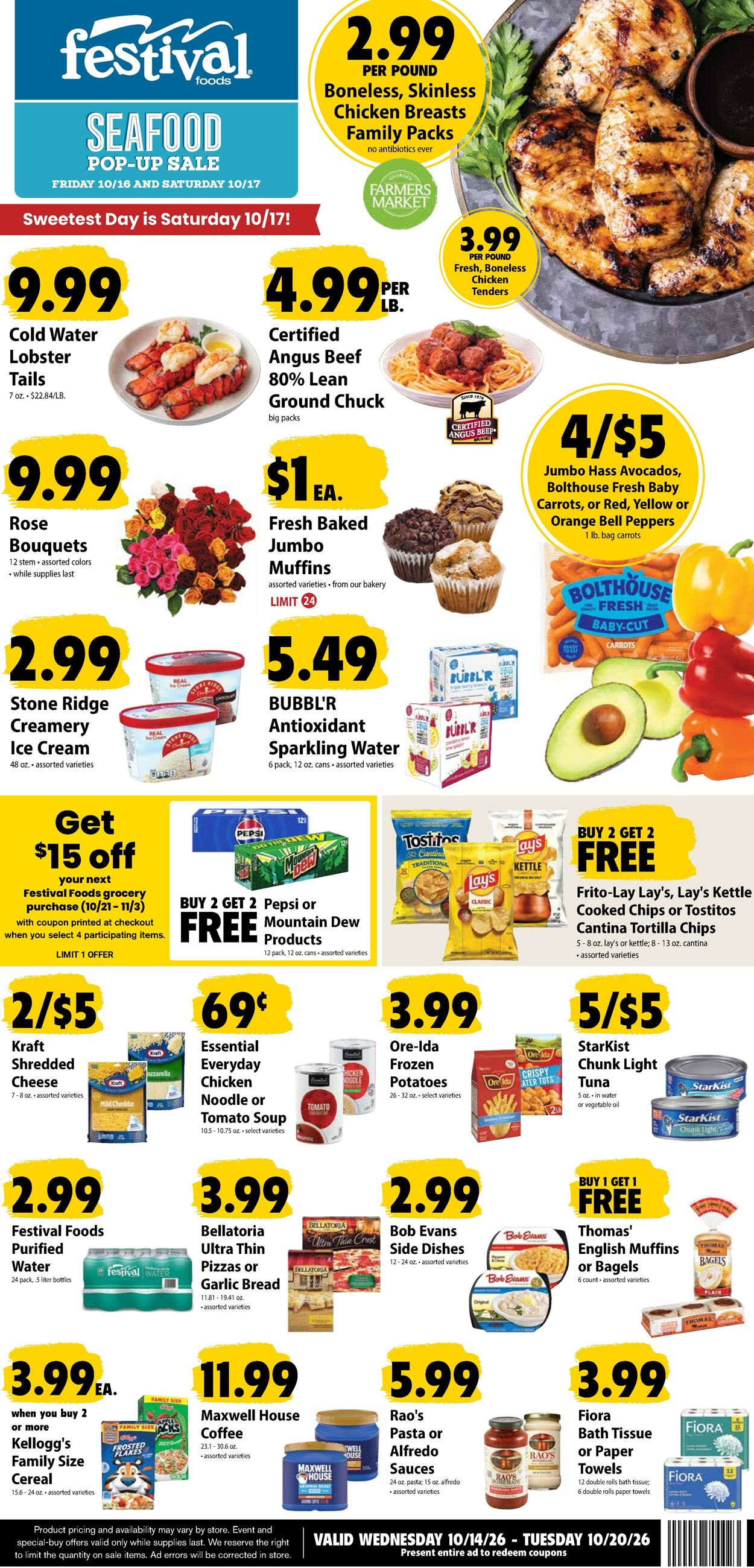 Catalogue Festival Foods from 10/14/2026