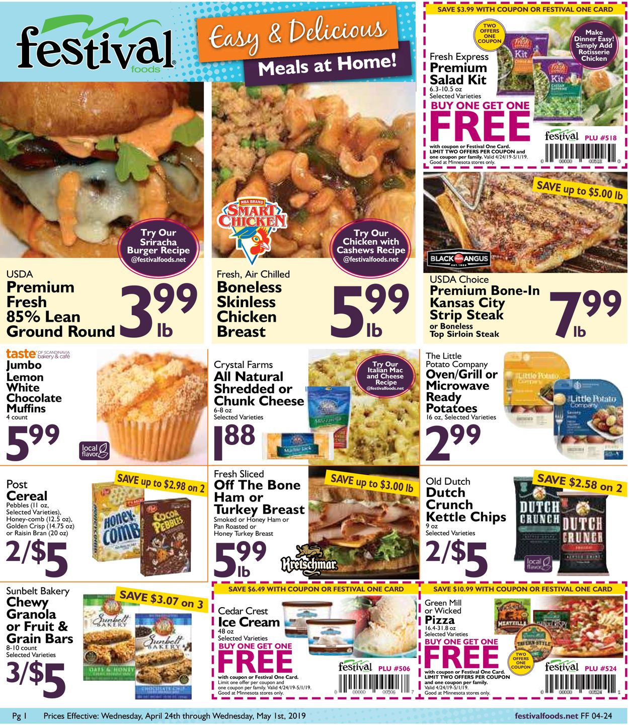 Festival Foods Current weekly ad 04/24 05/01/2019