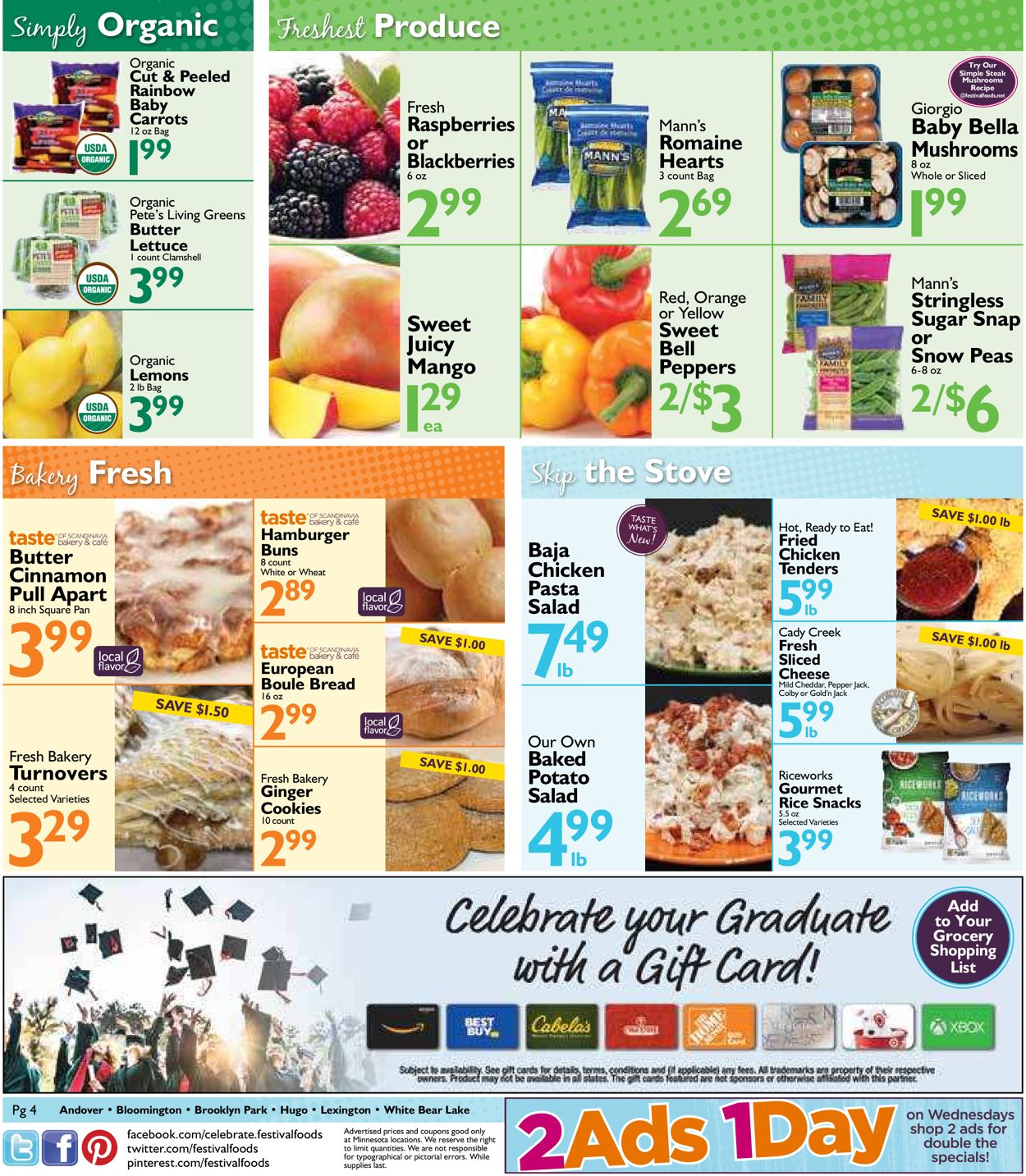 Catalogue Festival Foods from 04/24/2019