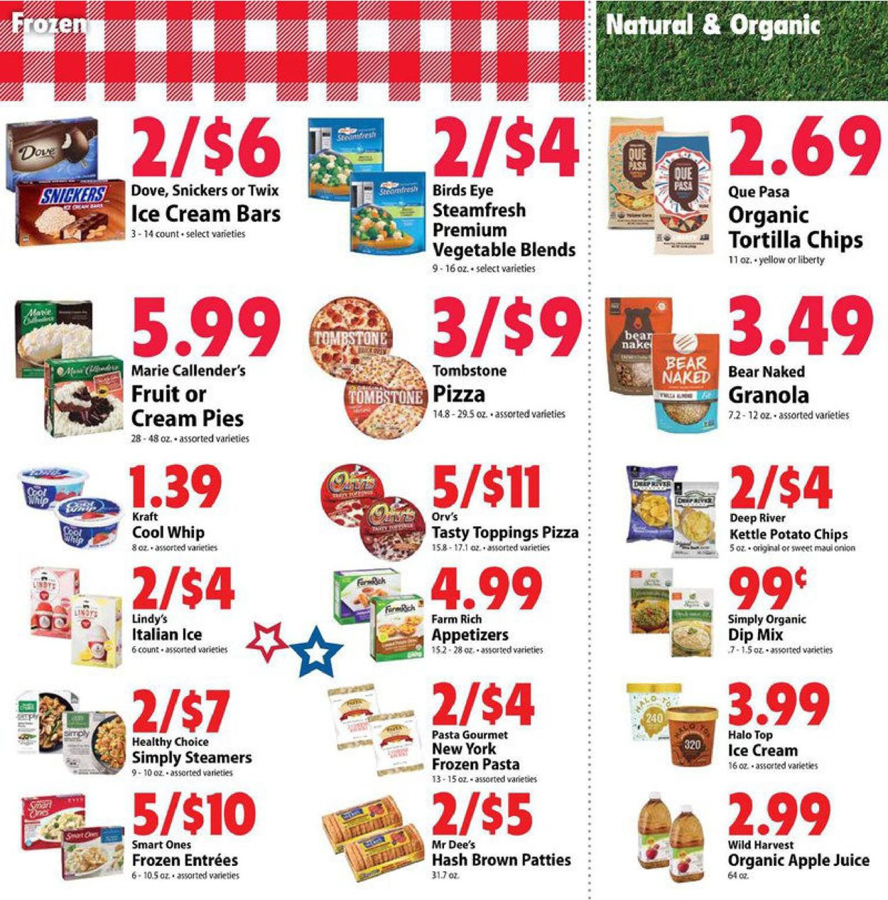 Catalogue Festival Foods from 05/22/2019