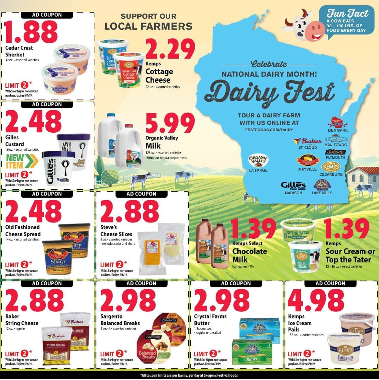 Catalogue Festival Foods from 05/29/2019