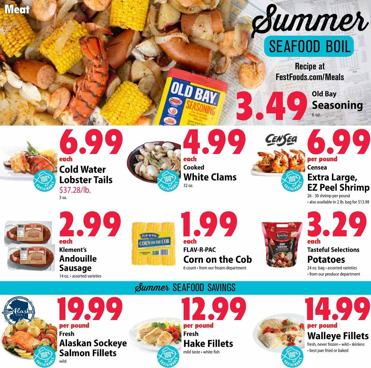 Catalogue Festival Foods from 07/17/2019