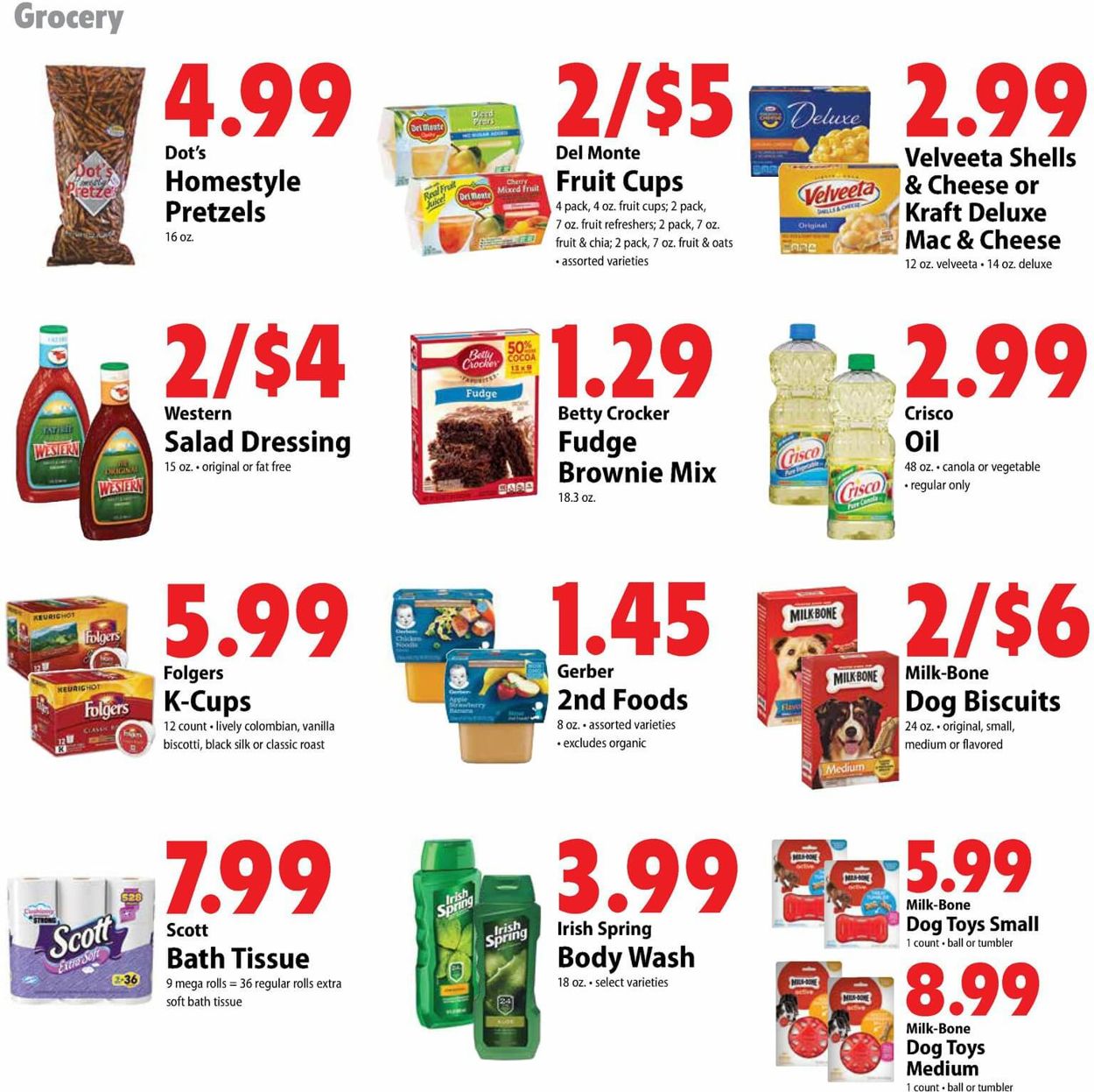 Catalogue Festival Foods from 07/17/2019