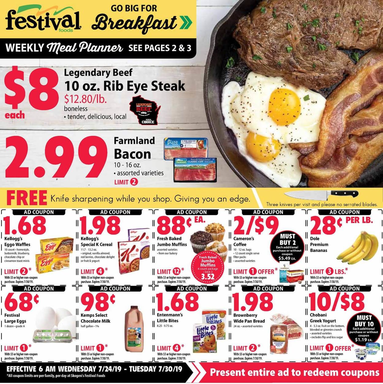 Catalogue Festival Foods from 07/24/2019