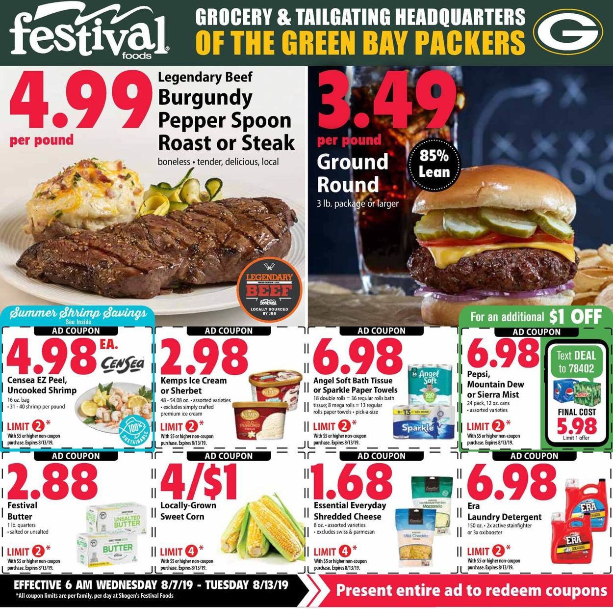 Catalogue Festival Foods from 08/07/2019