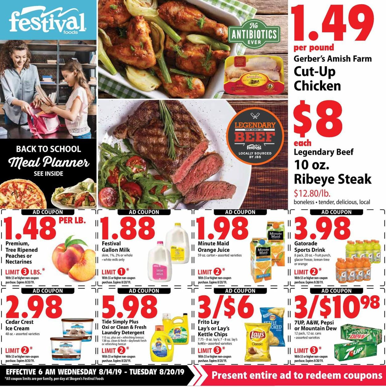 Festival Foods Current weekly ad 08/14 08/20/2019