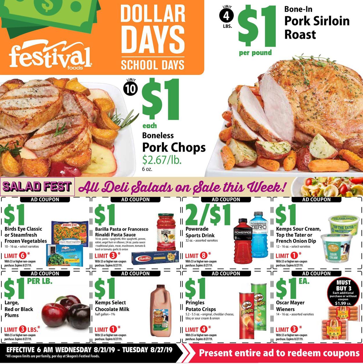 Festival Foods Current weekly ad 08/21 08/27/2019