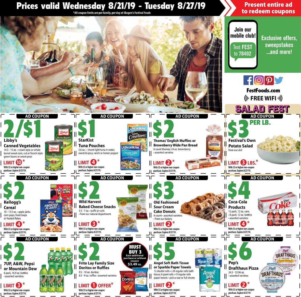 Festival Foods Current weekly ad 08/21 08/27/2019 [2]