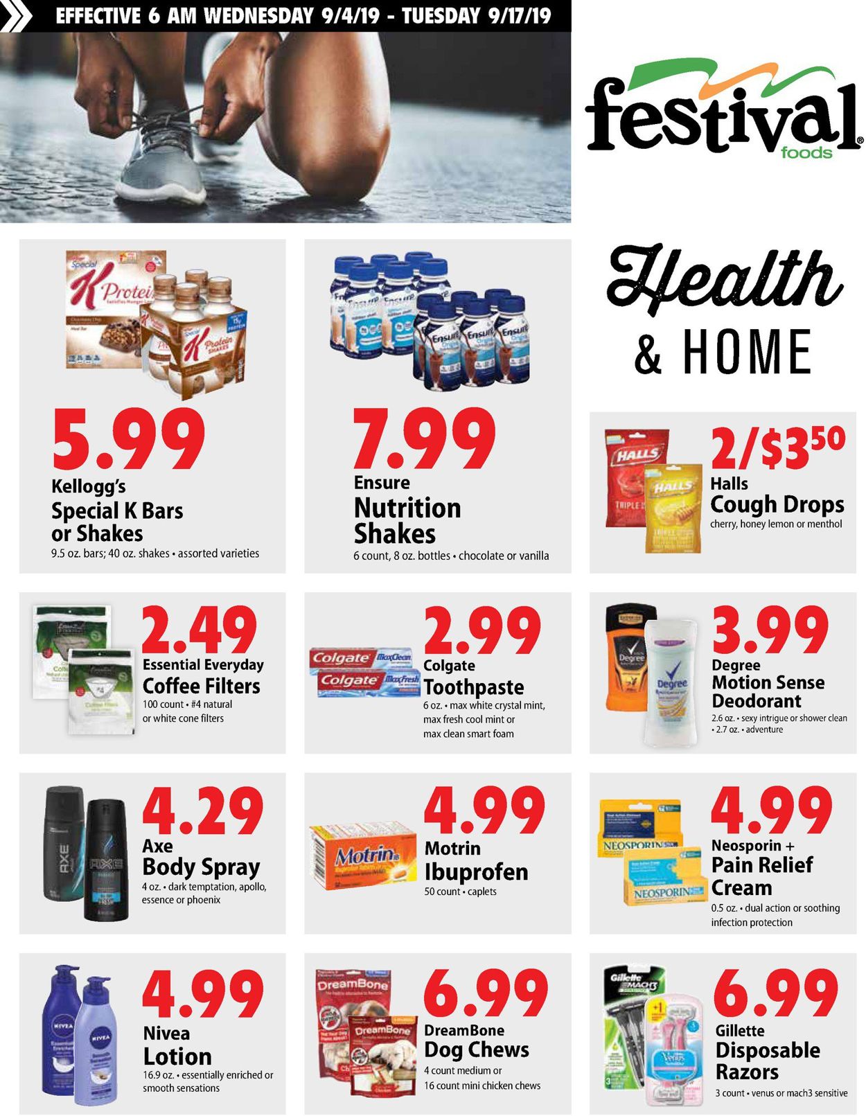 Catalogue Festival Foods from 09/04/2019