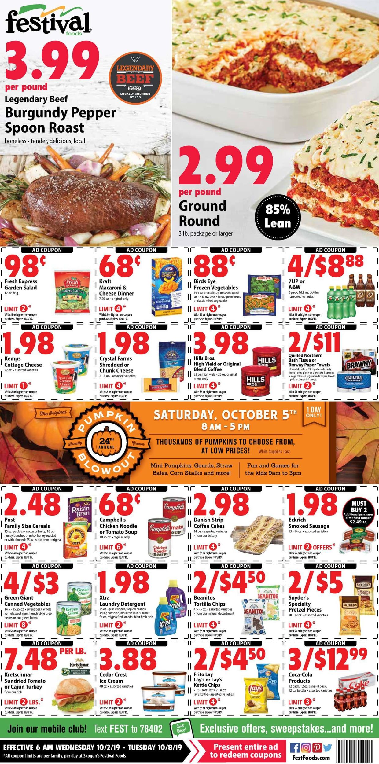 Festival Foods Current weekly ad 10/02 10/08/2019