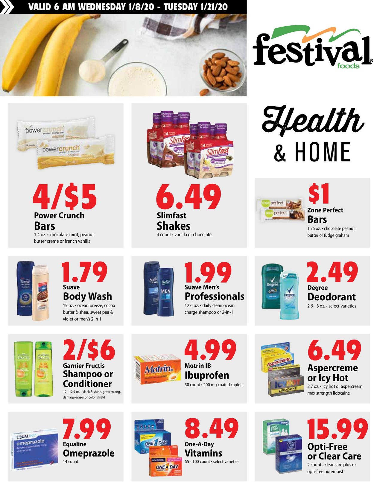 Catalogue Festival Foods from 01/15/2020