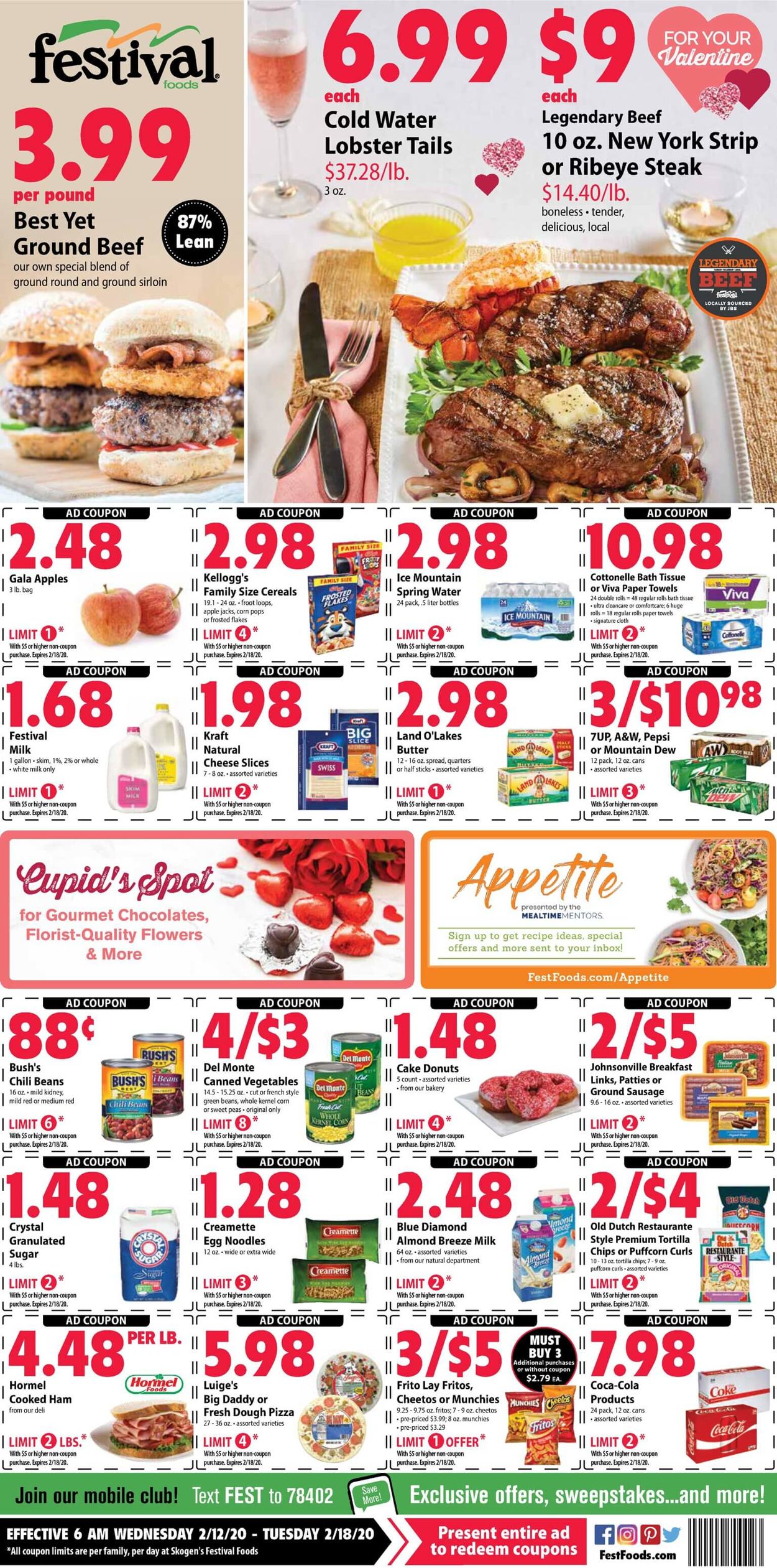 Festival Foods Current weekly ad 02/12 02/18/2020