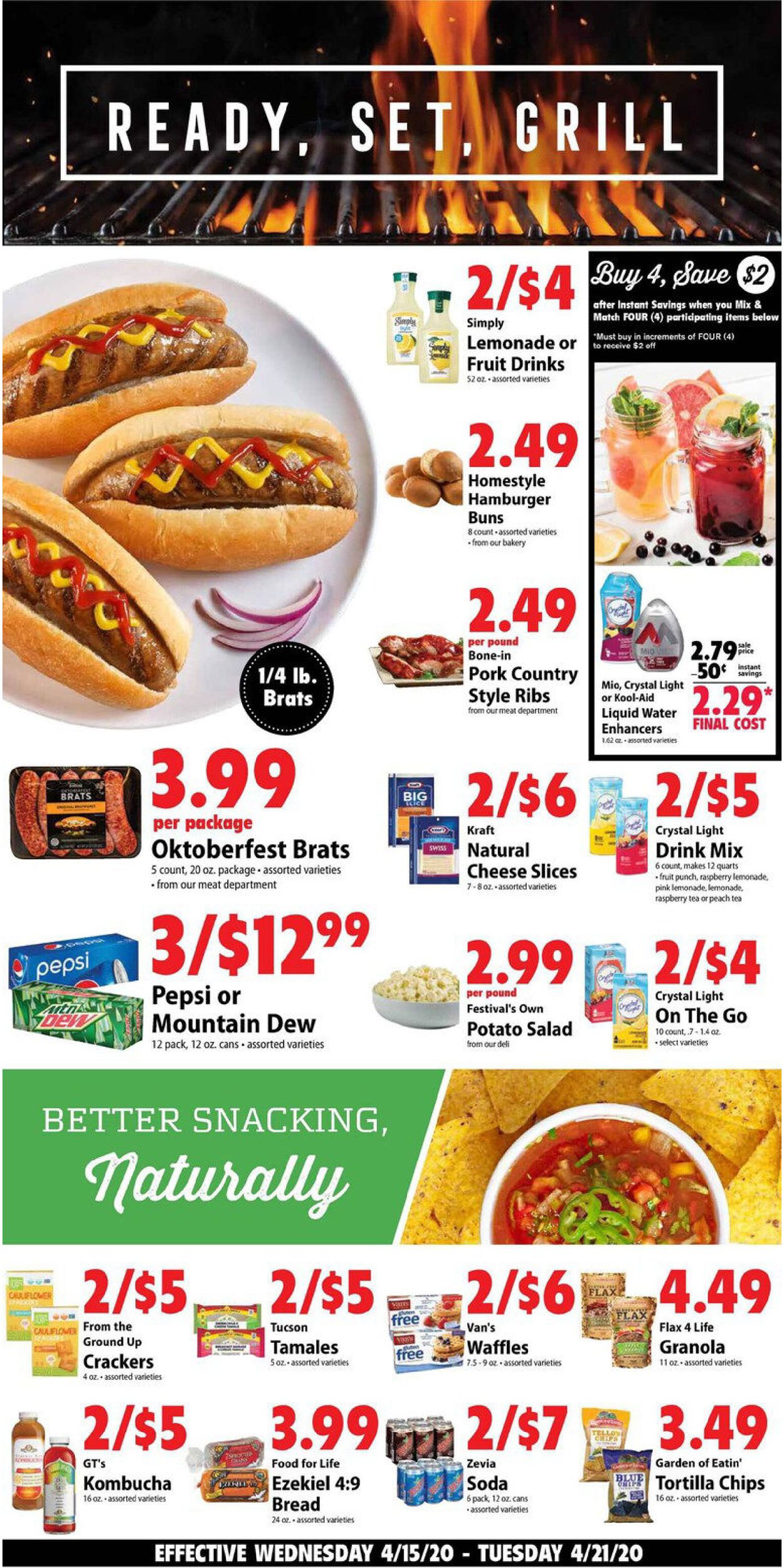 Catalogue Festival Foods from 04/15/2020