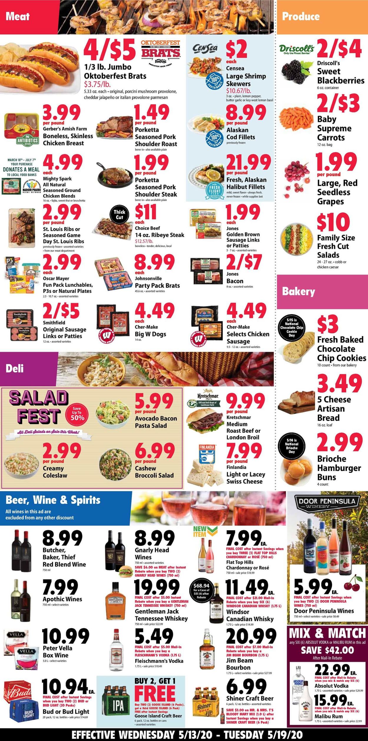 Catalogue Festival Foods from 05/13/2020