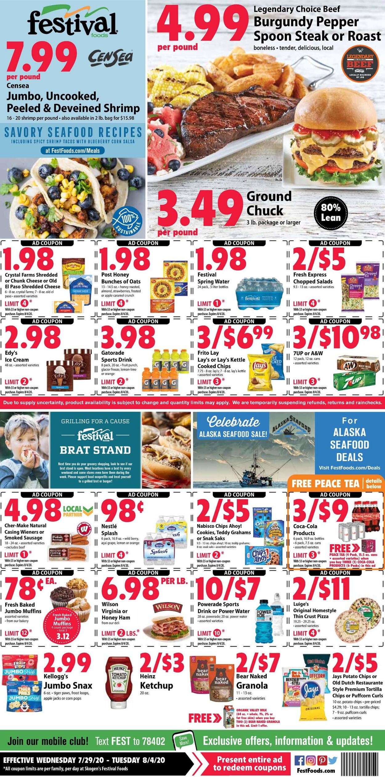 Festival Foods Current weekly ad 07/29 08/04/2020