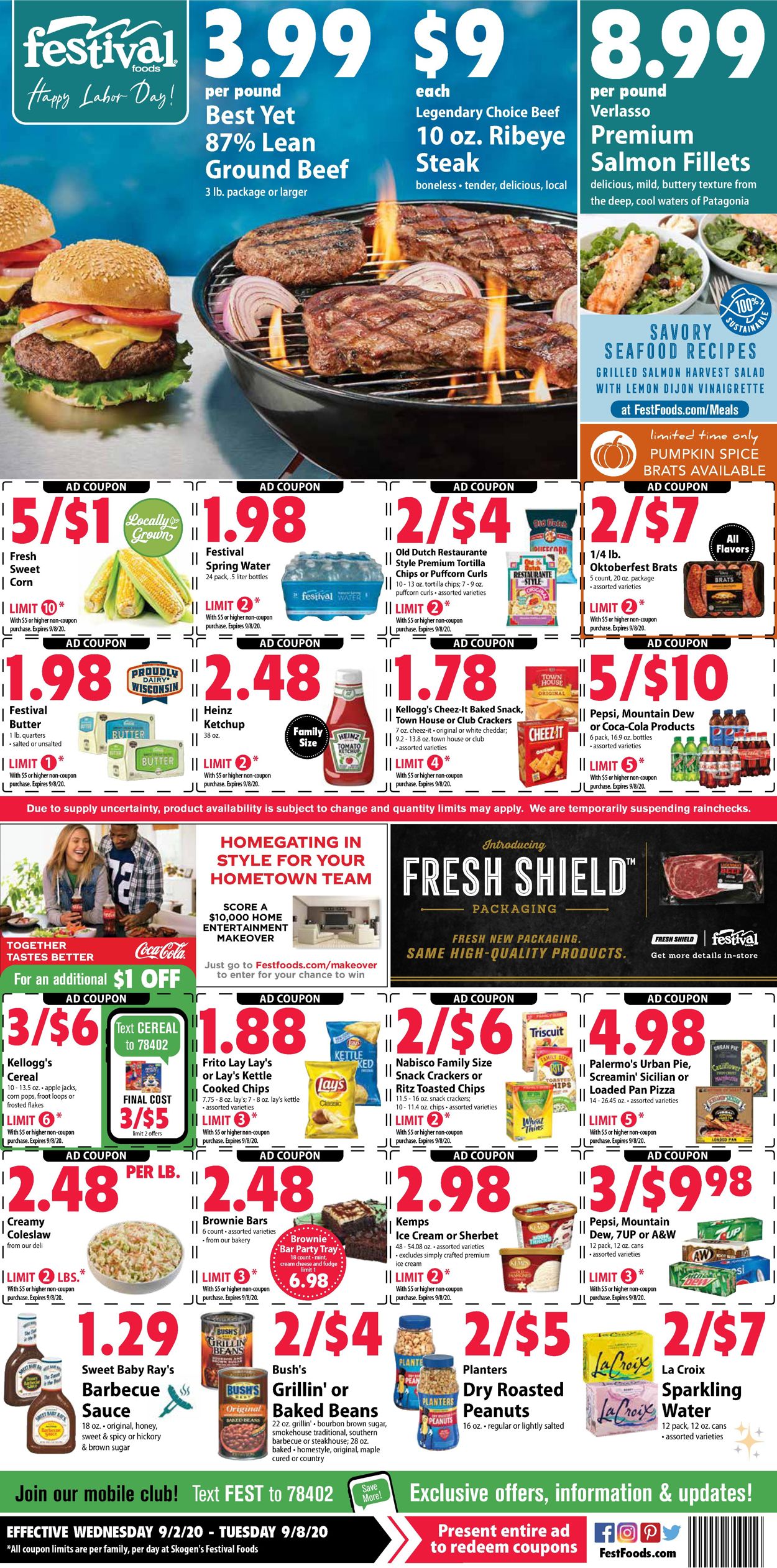 Festival Foods Current weekly ad 09/02 09/08/2020