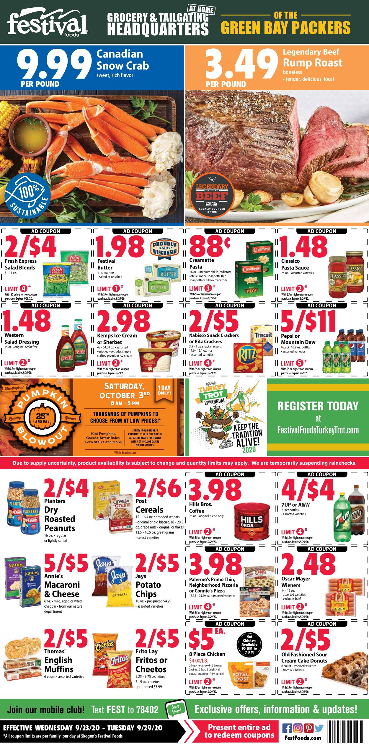 Festival Foods Current weekly ad 09/23 - 09/29/2020 - frequent-ads.com