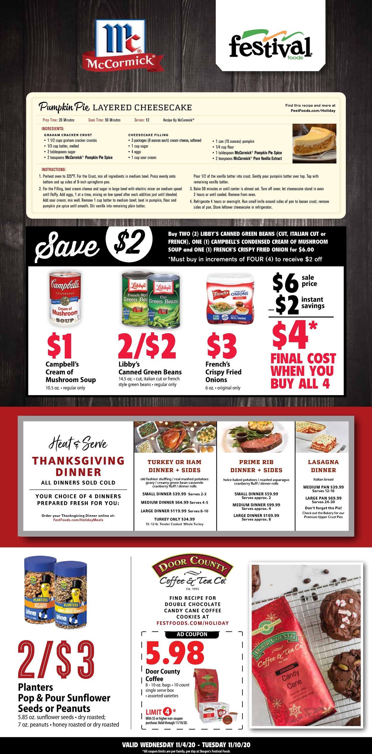 Festival Foods Current weekly ad 10/28 - 11/10/2020 [3] - frequent-ads.com