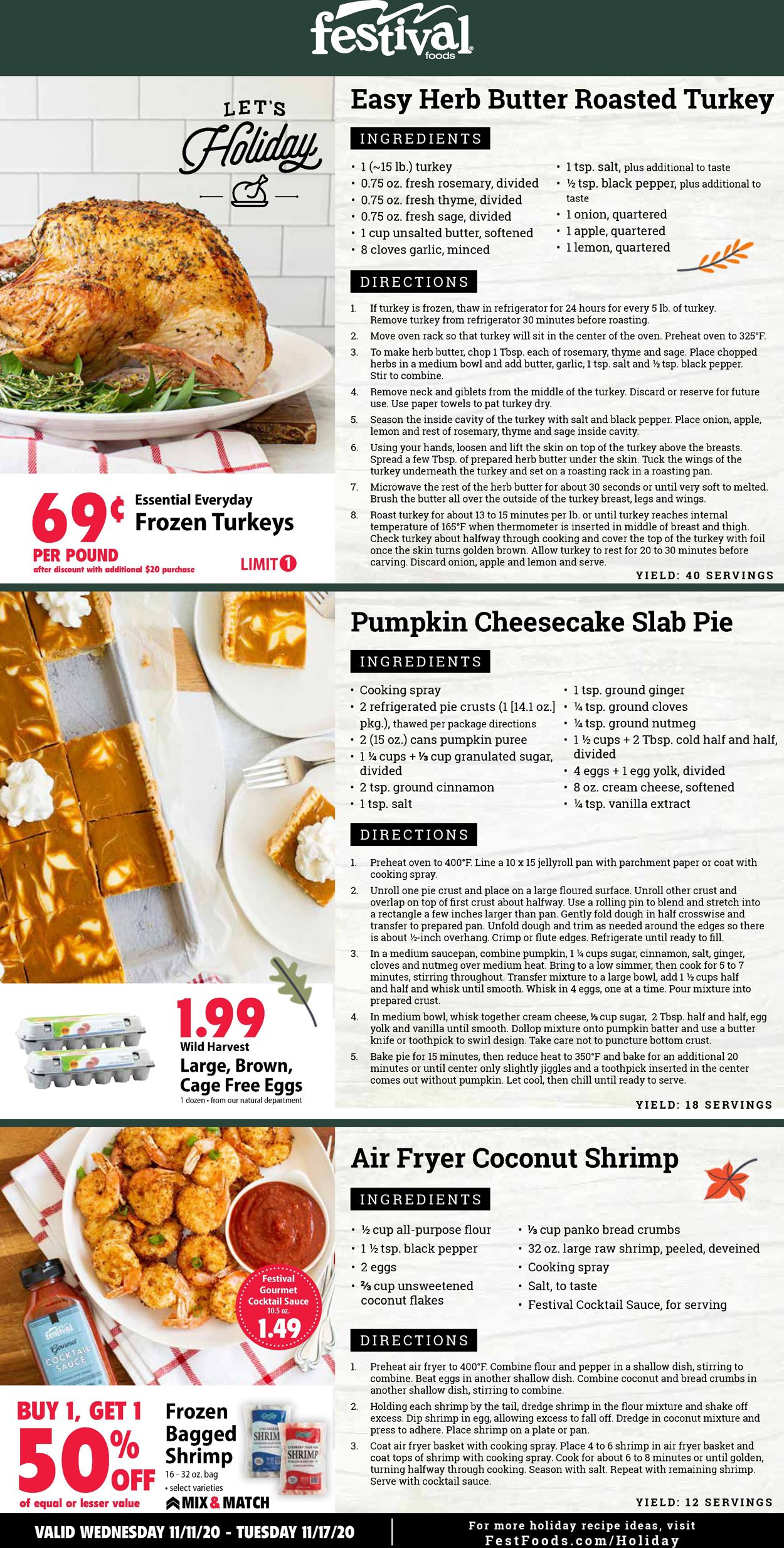Festival Foods Current weekly ad 11/11 11/17/2020 [9]