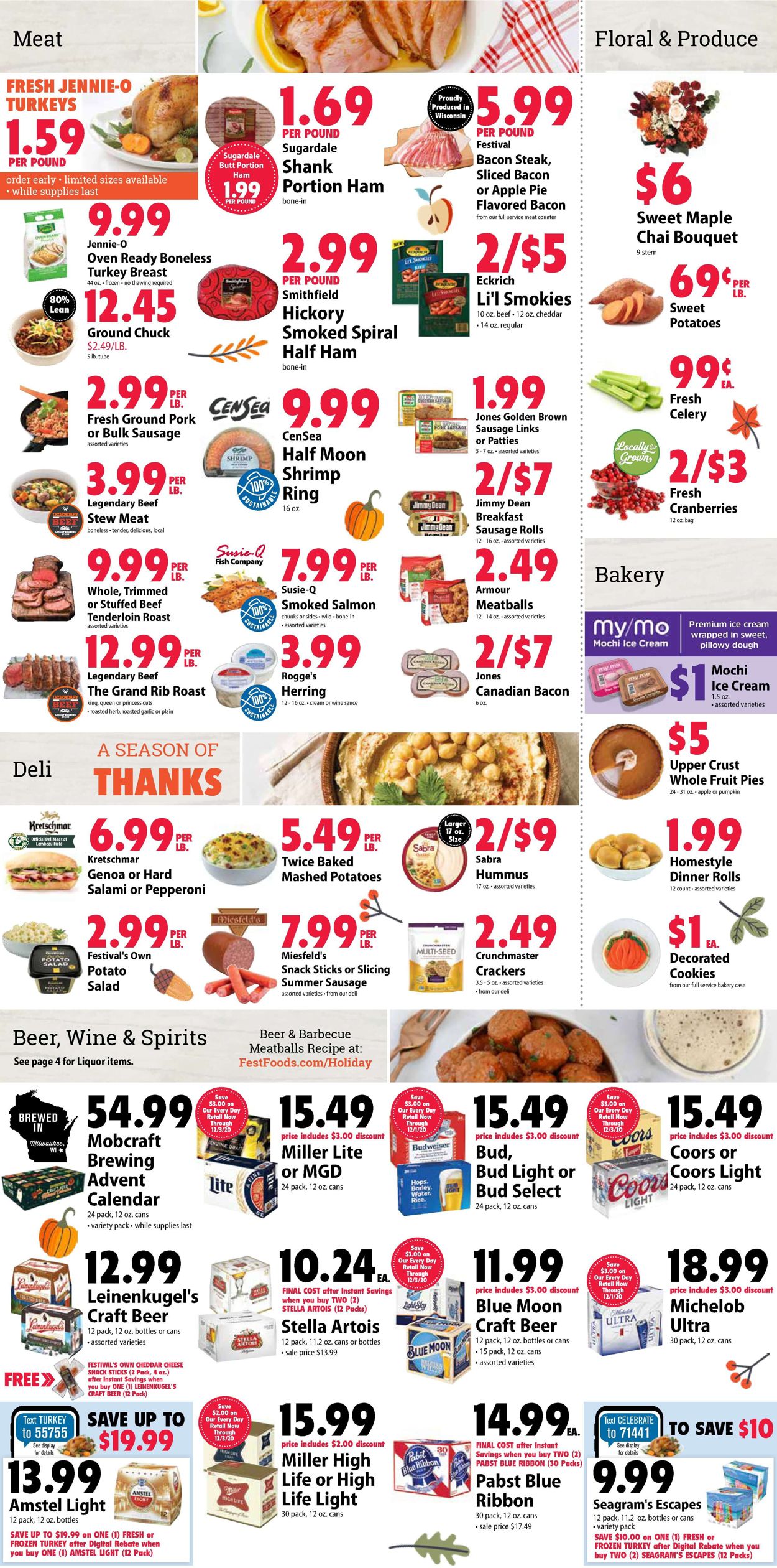Festival Foods Current weekly ad 11/18 11/24/2020 [4]