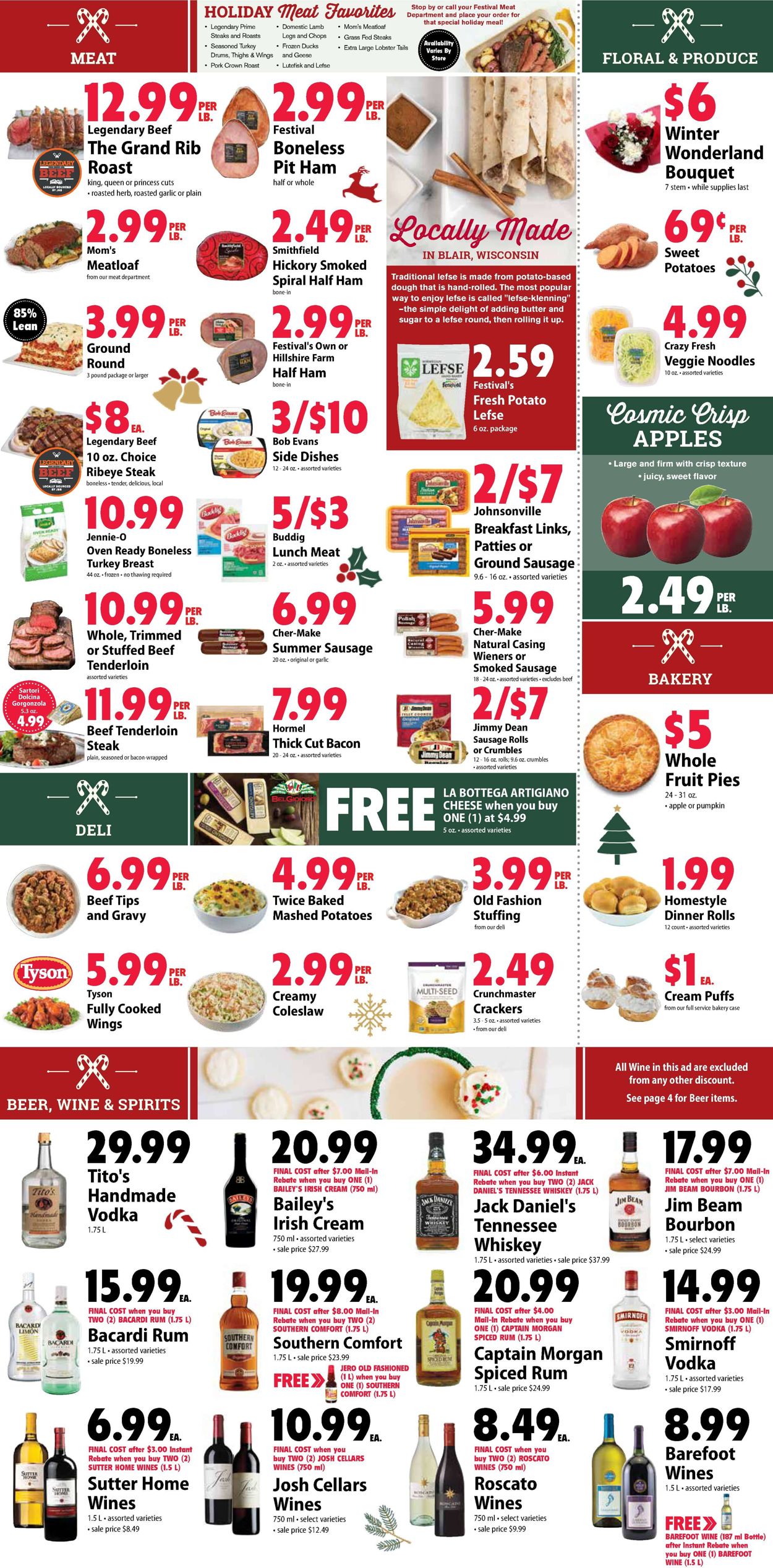 Catalogue Festival Foods from 12/16/2020