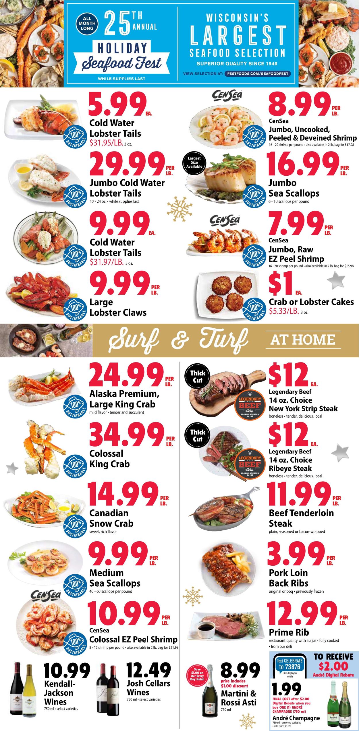 Catalogue Festival Foods Christmas 2020 from 12/23/2020