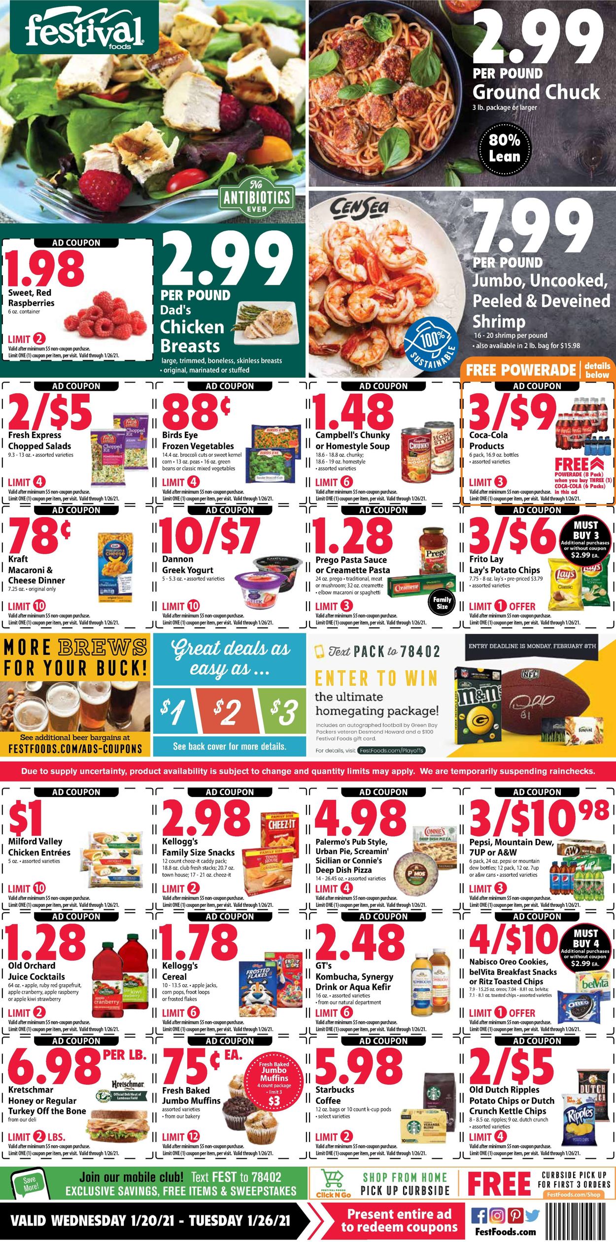 Festival Foods Current weekly ad 01/20 - 01/26/2021 - frequent-ads.com