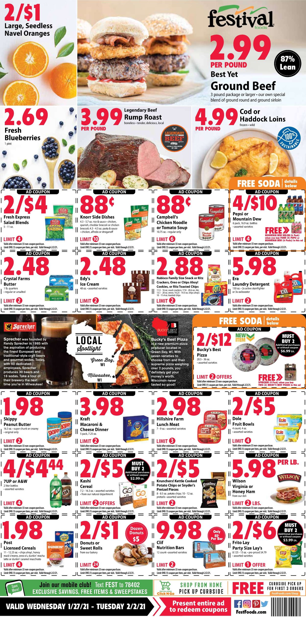 Festival Foods Current weekly ad 01/27 - 02/02/2021 - frequent-ads.com