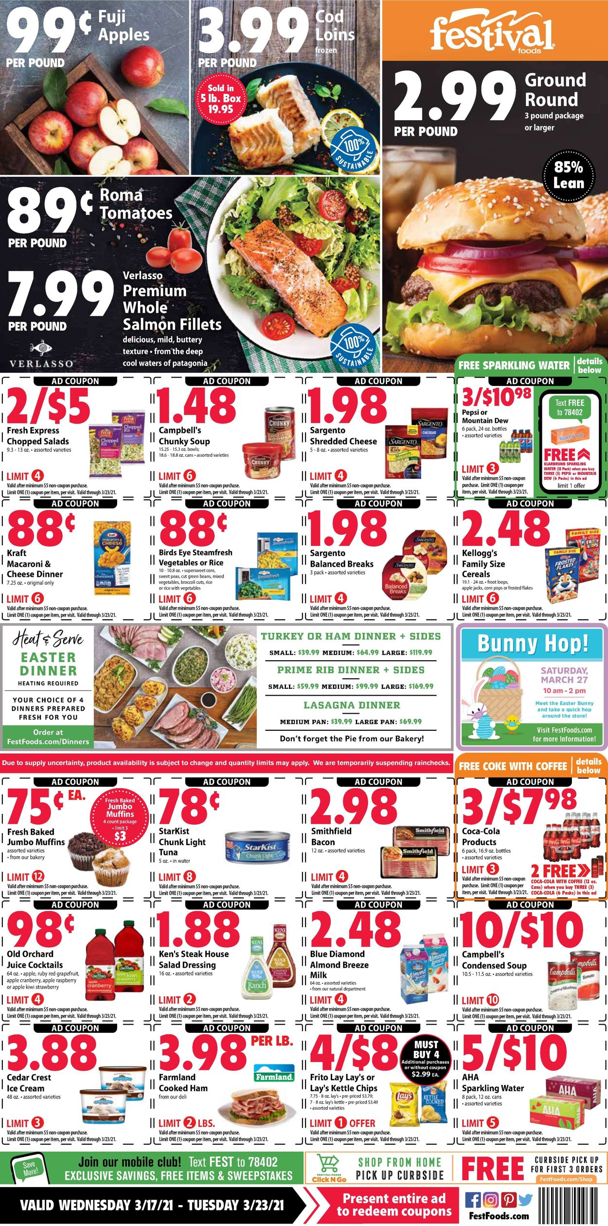 Festival Foods Current weekly ad 03/17 - 03/23/2021 - frequent-ads.com