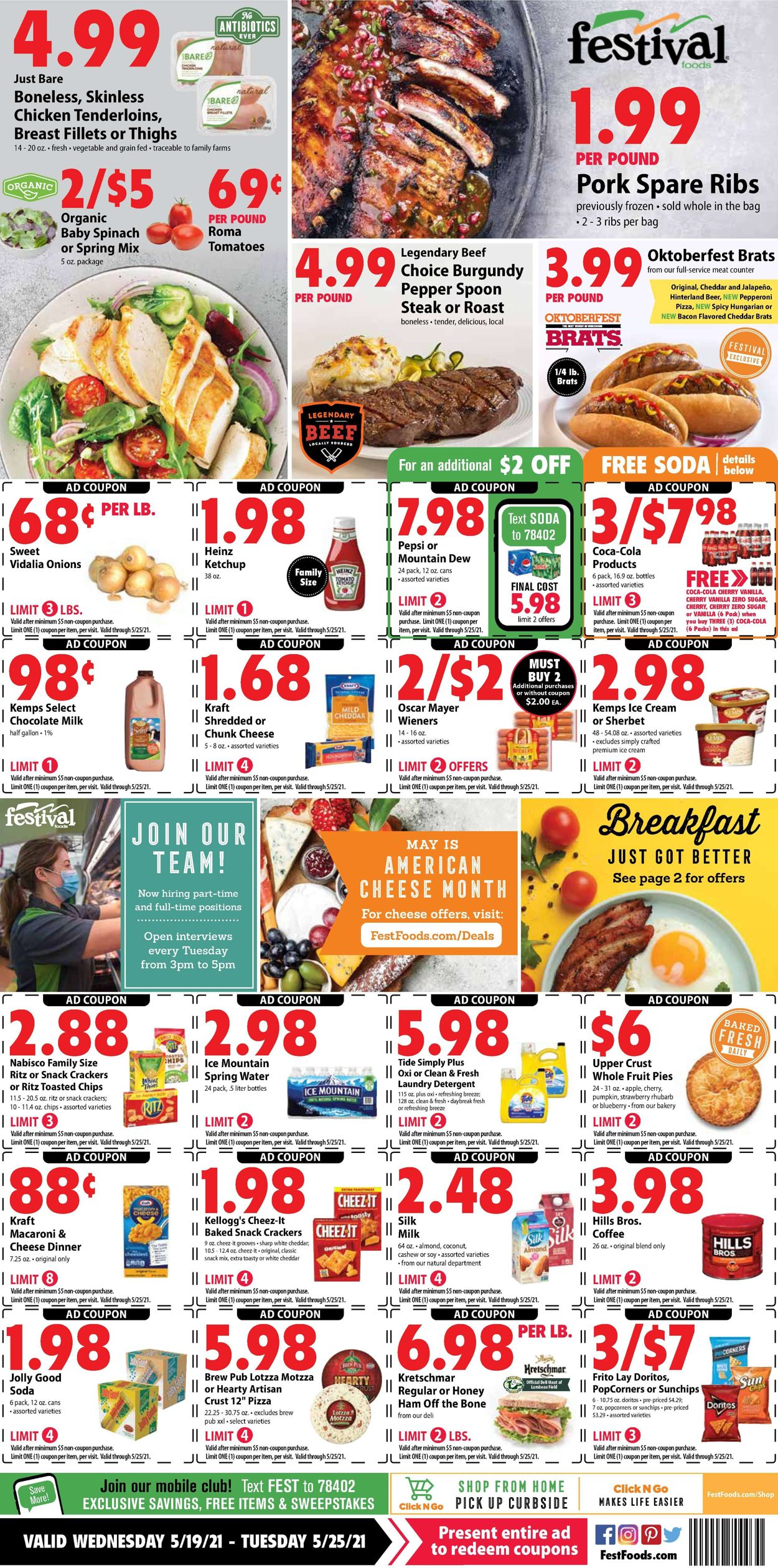 Festival Foods Current weekly ad 05/19 - 05/25/2021 - frequent-ads.com