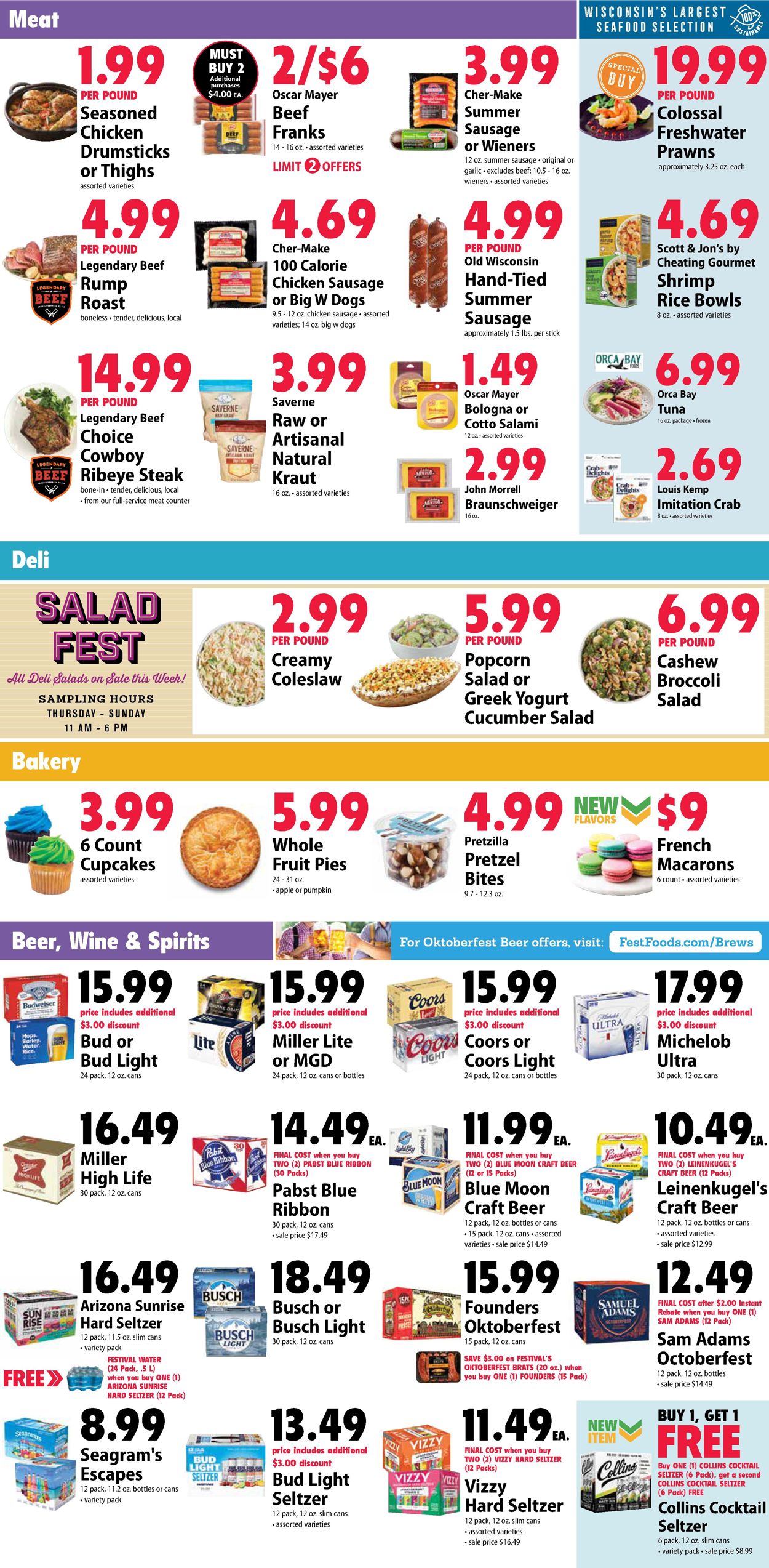 Catalogue Festival Foods from 08/25/2021