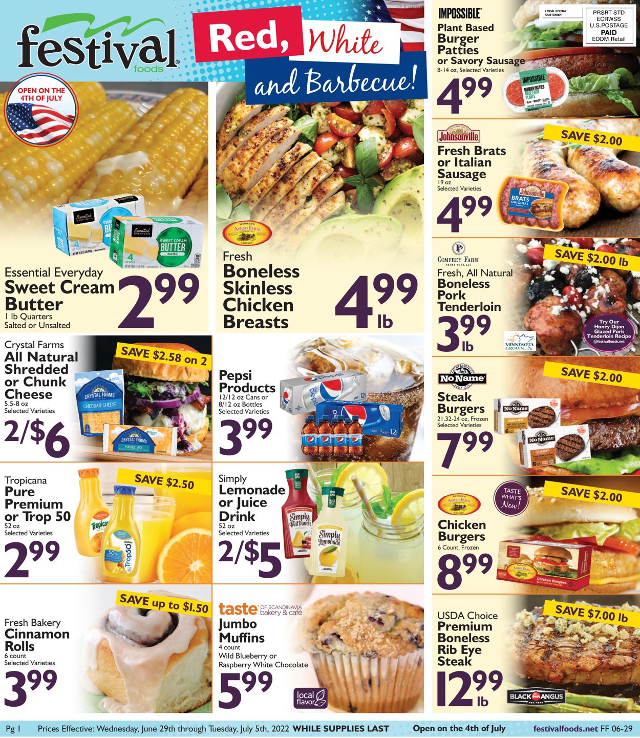 Catalogue Festival Foods from 06/29/2022