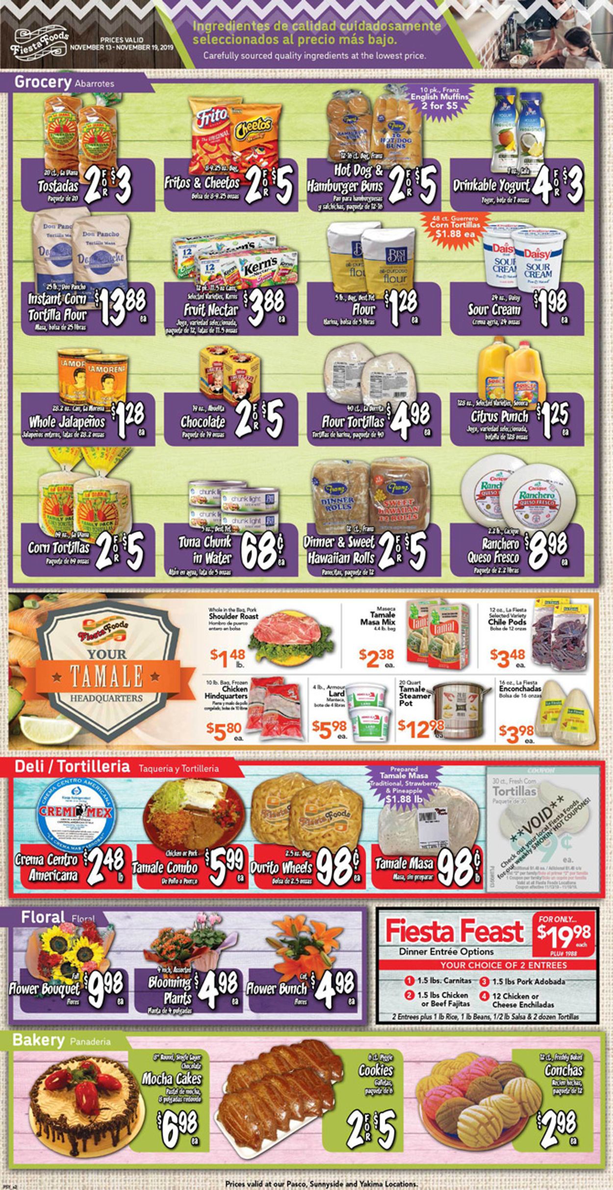 Catalogue Fiesta Foods SuperMarkets from 11/13/2019