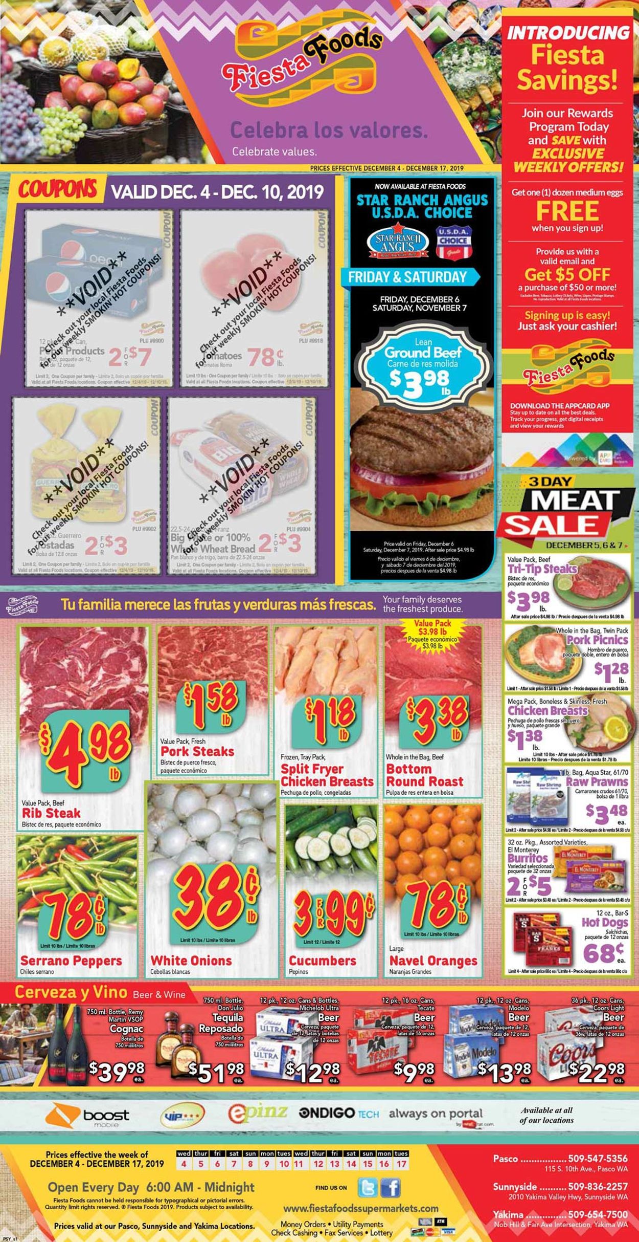 Catalogue Fiesta Foods SuperMarkets from 12/04/2019