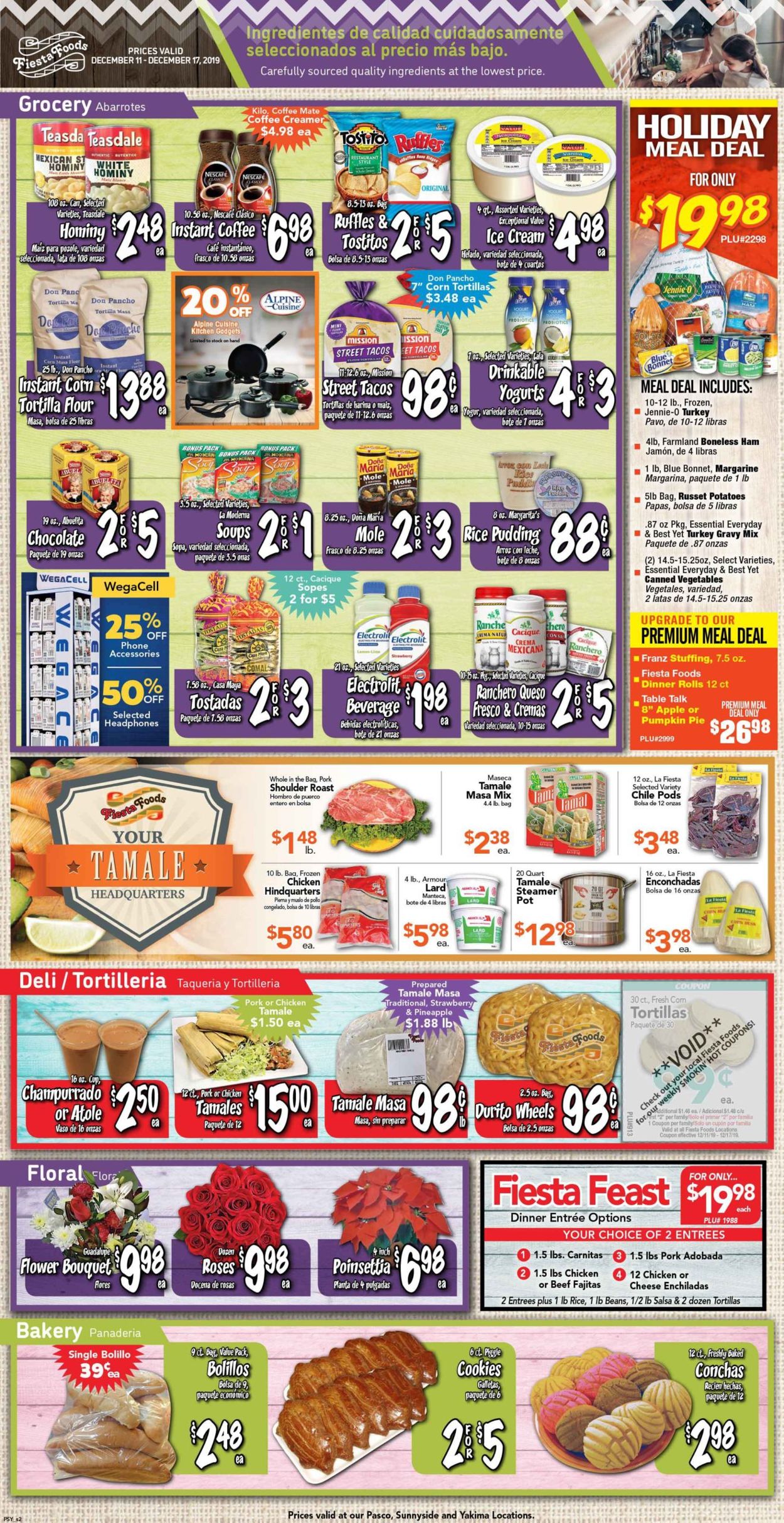 Catalogue Fiesta Foods SuperMarkets from 12/11/2019
