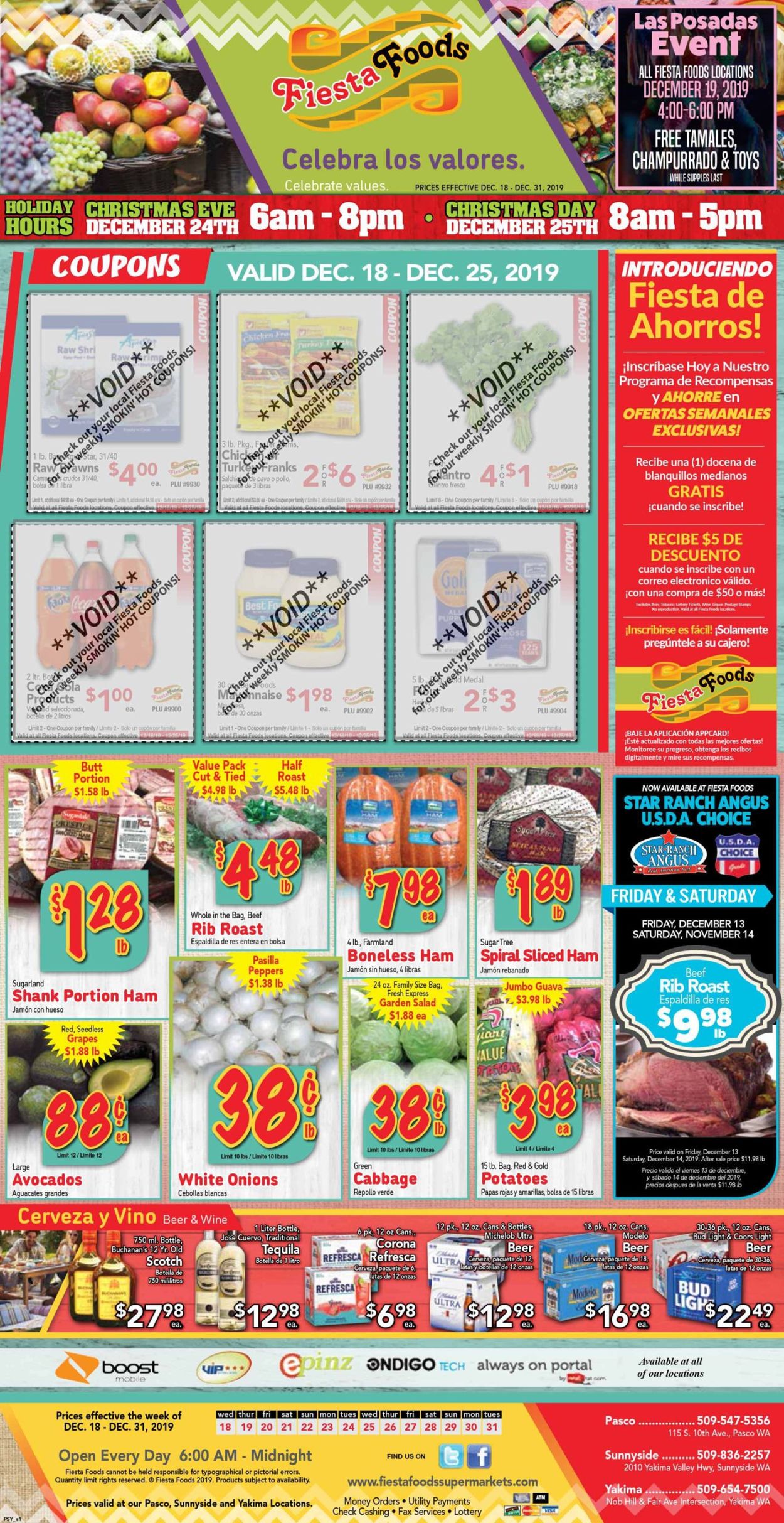 Catalogue Fiesta Foods SuperMarkets from 12/18/2019