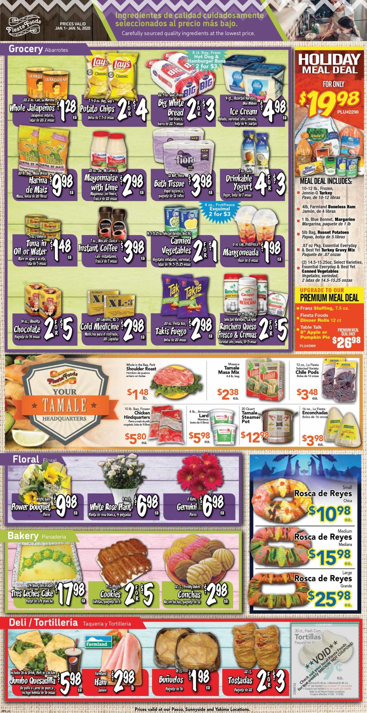 Catalogue Fiesta Foods SuperMarkets from 01/01/2020