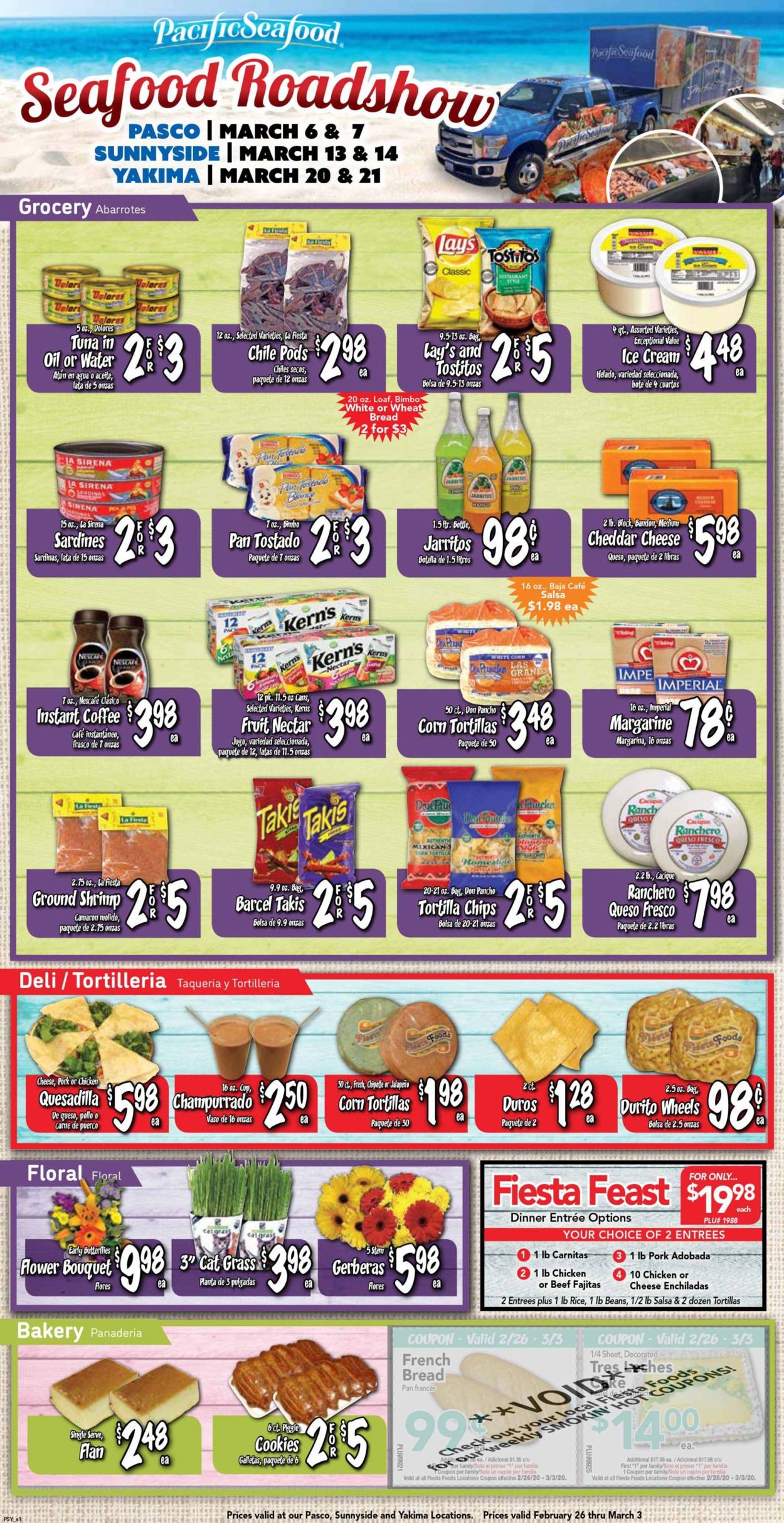 Catalogue Fiesta Foods SuperMarkets from 02/26/2020