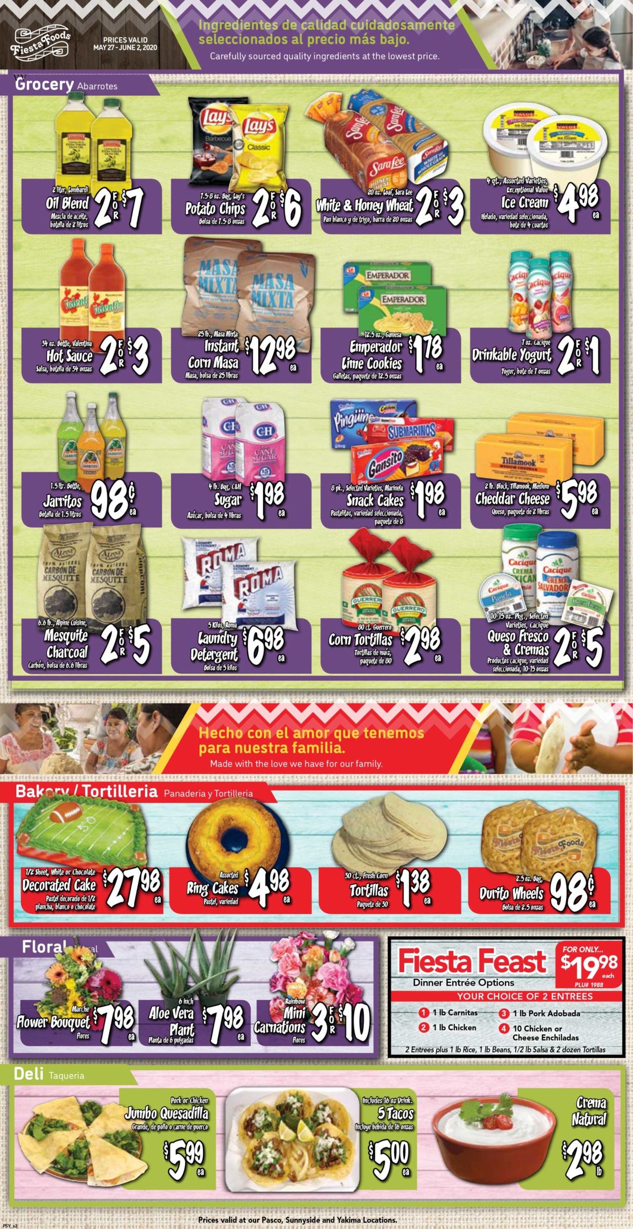 Catalogue Fiesta Foods SuperMarkets from 05/27/2020