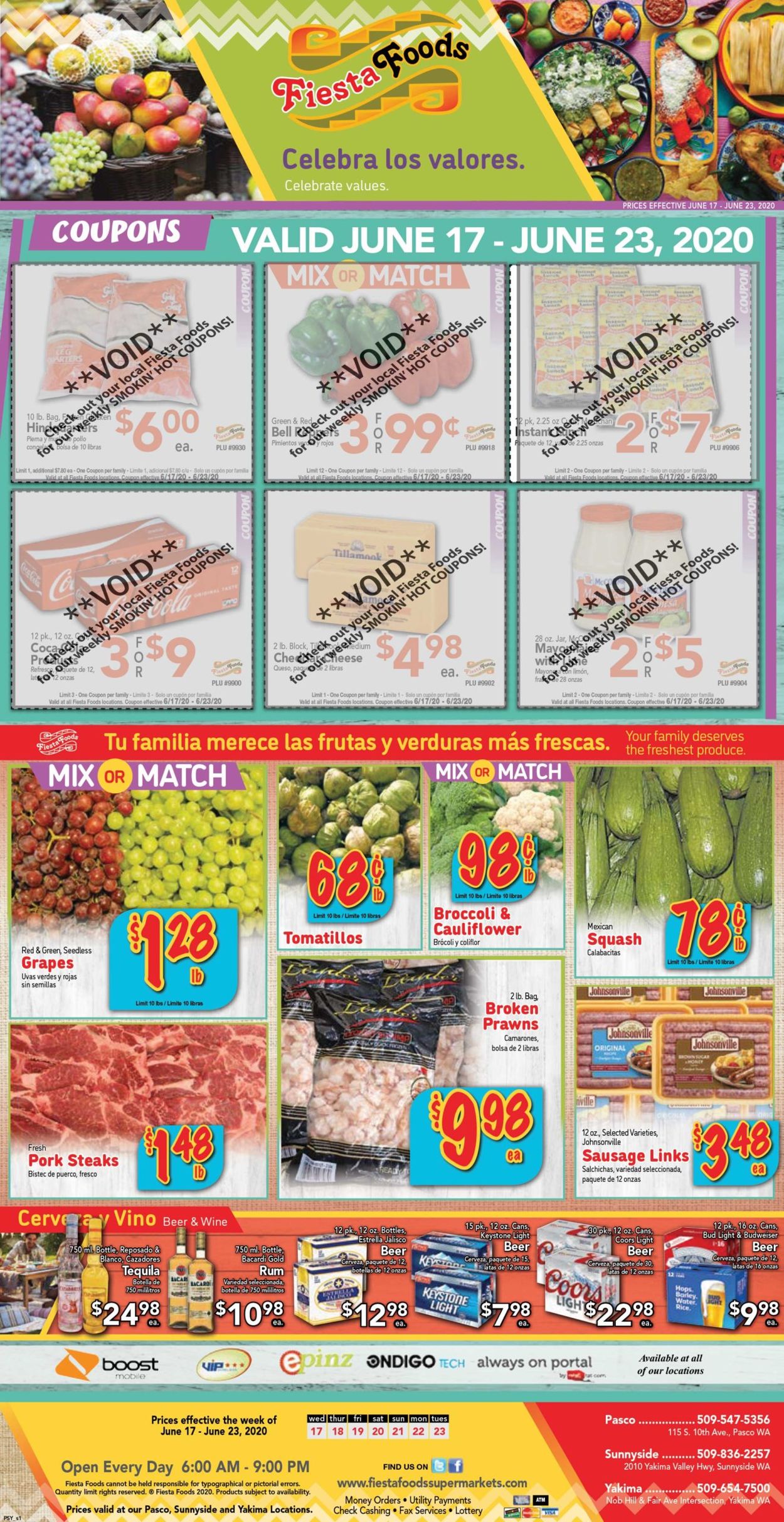 Catalogue Fiesta Foods SuperMarkets from 06/17/2020