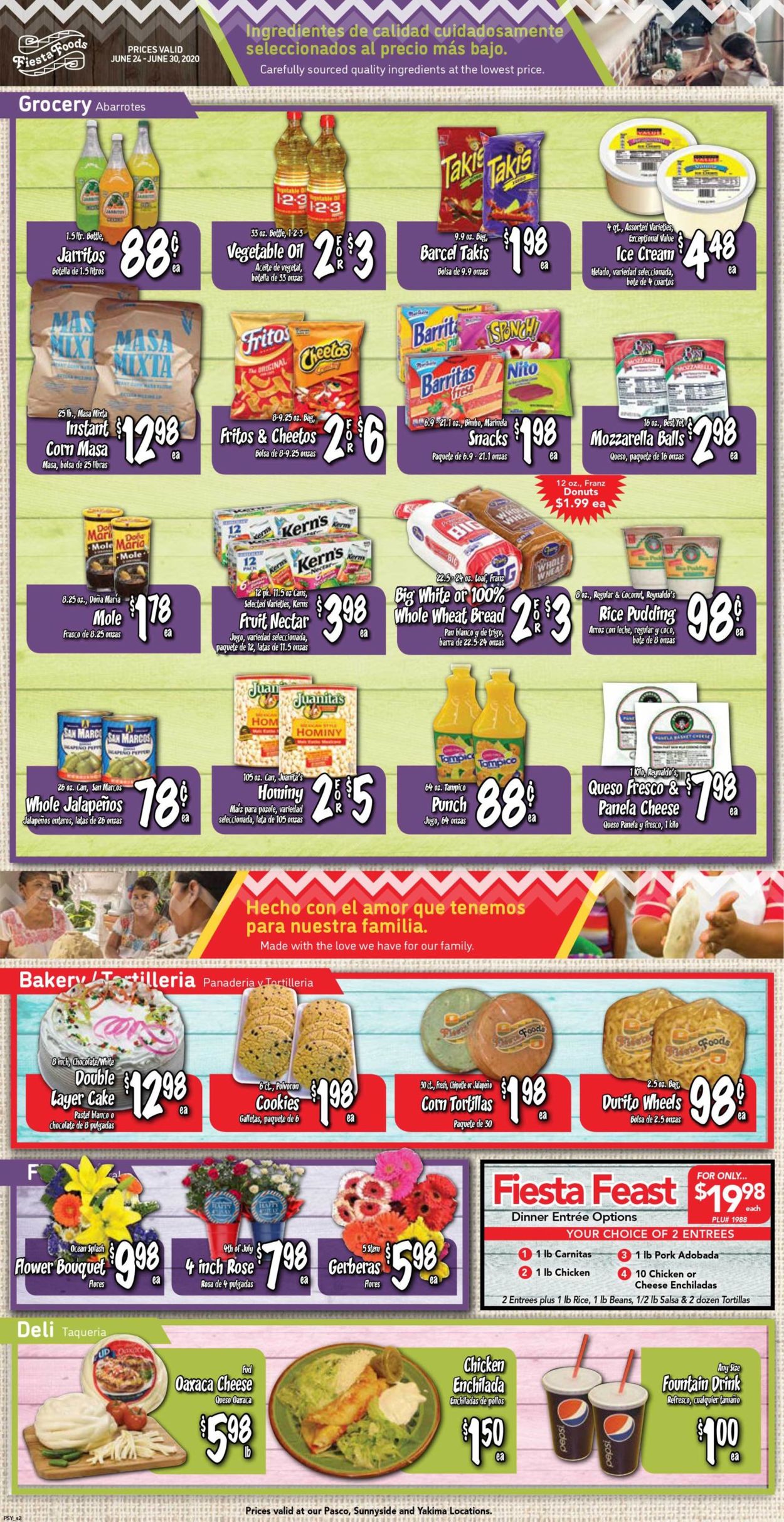 Catalogue Fiesta Foods SuperMarkets from 06/24/2020