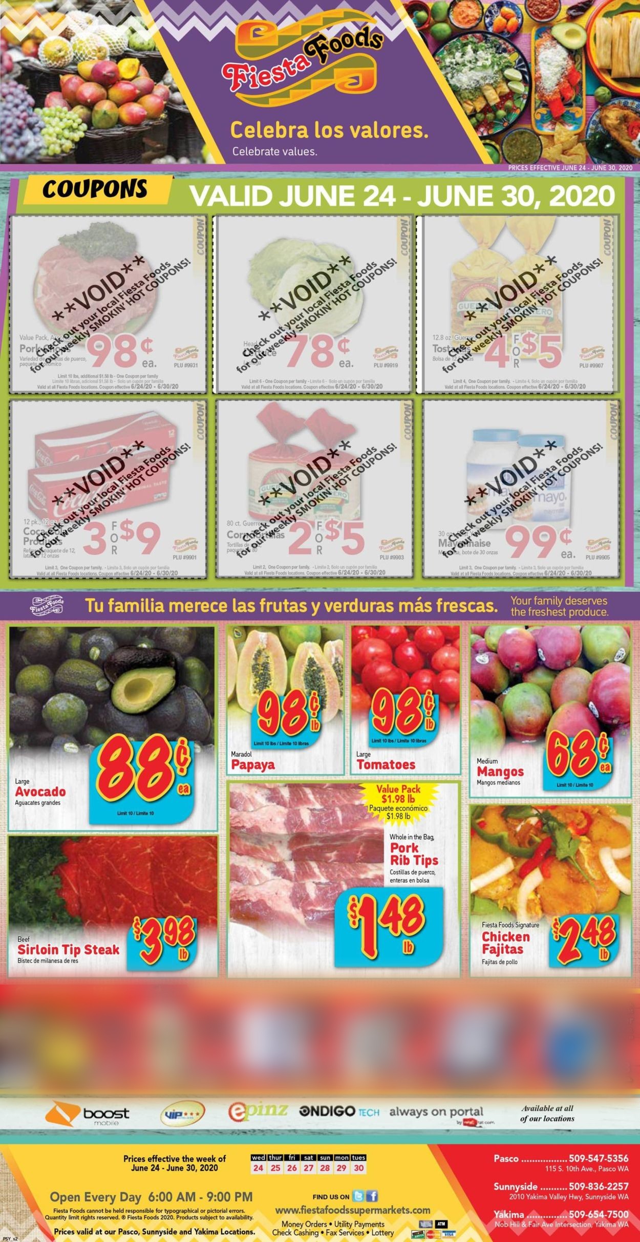 Catalogue Fiesta Foods SuperMarkets from 06/24/2020