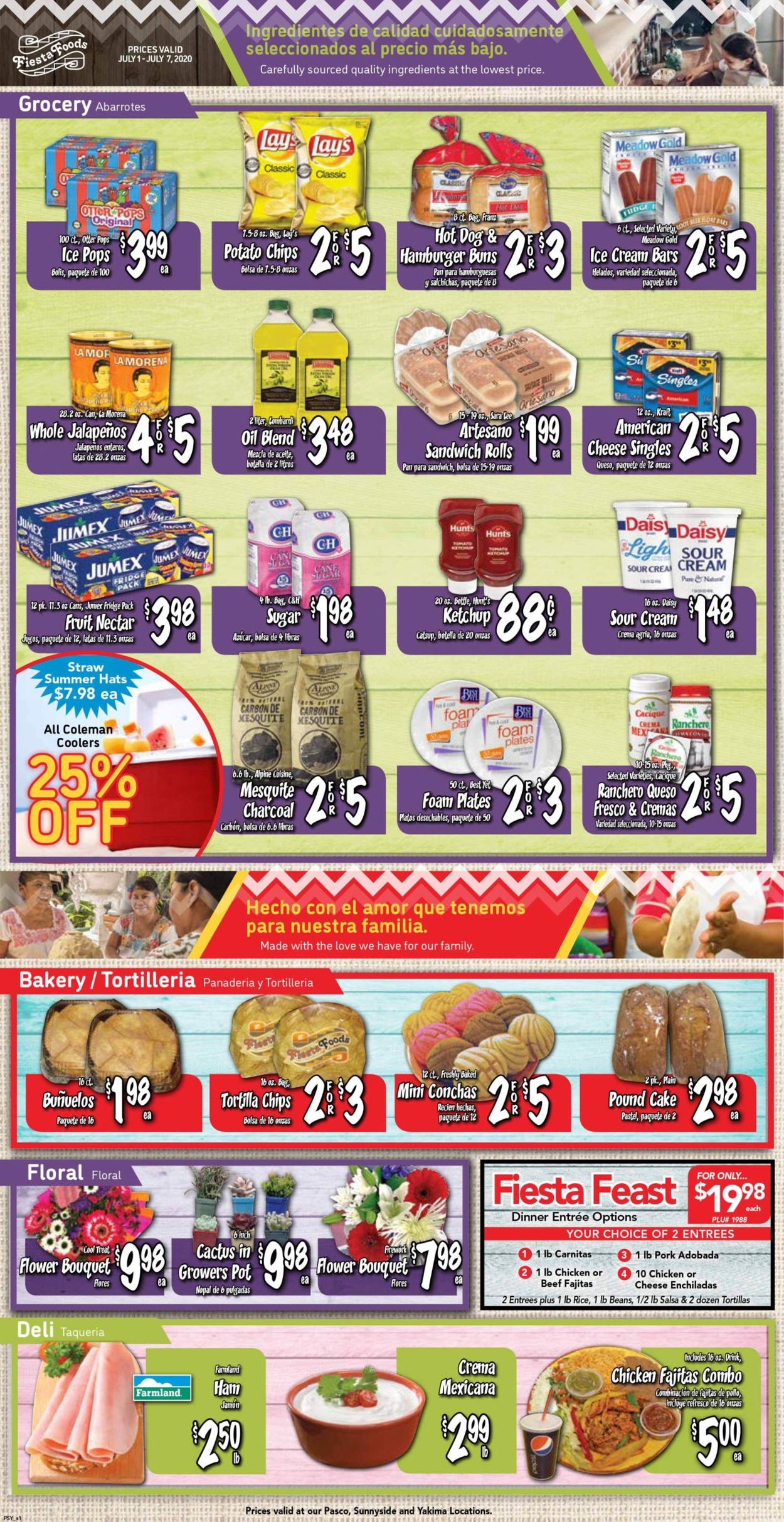 Catalogue Fiesta Foods SuperMarkets from 07/01/2020